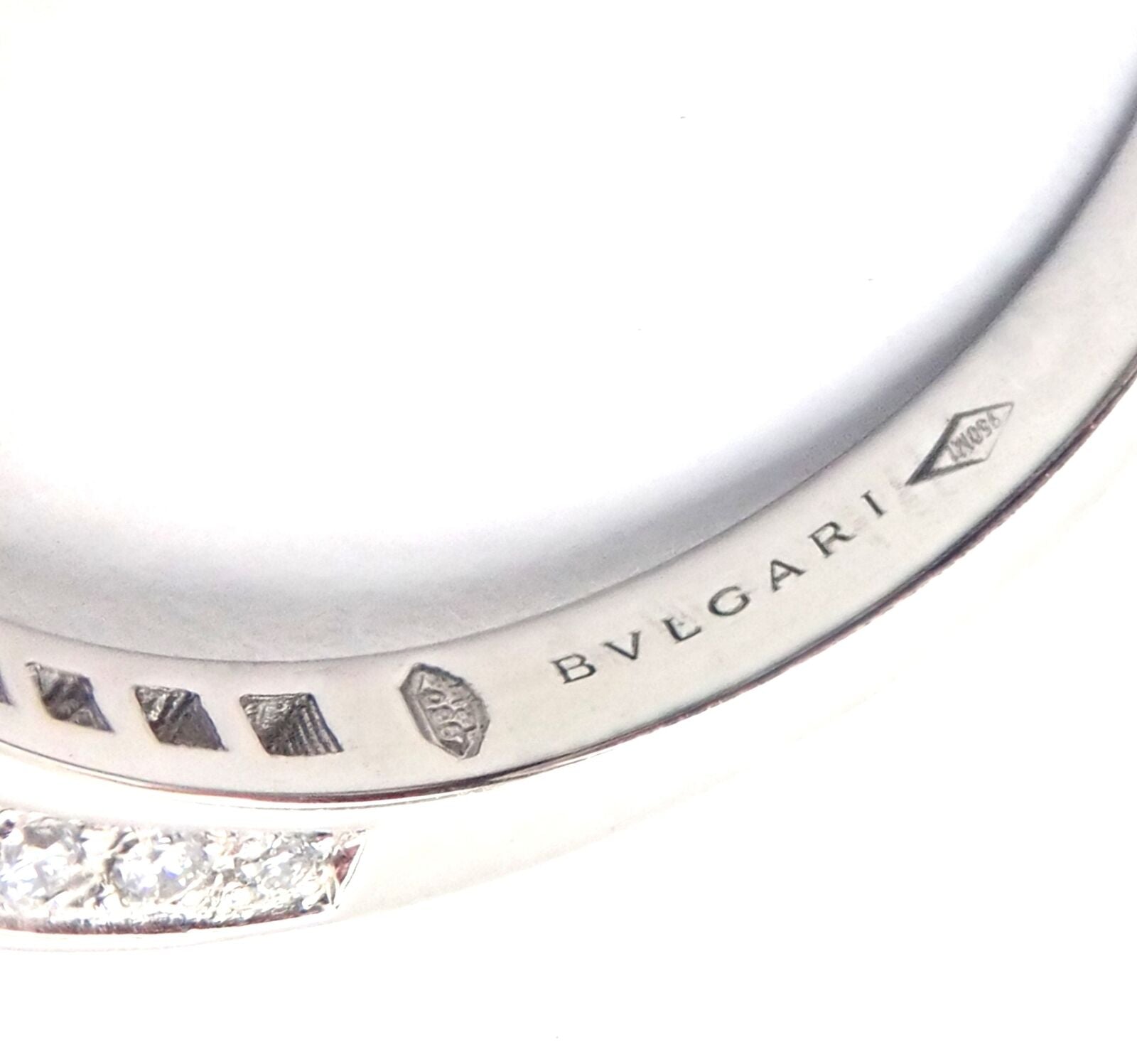 Authentic! Bulgari Bvlgari Platinum 4.04ct VS1 F Diamond Engagement Ring GIA | Fortrove