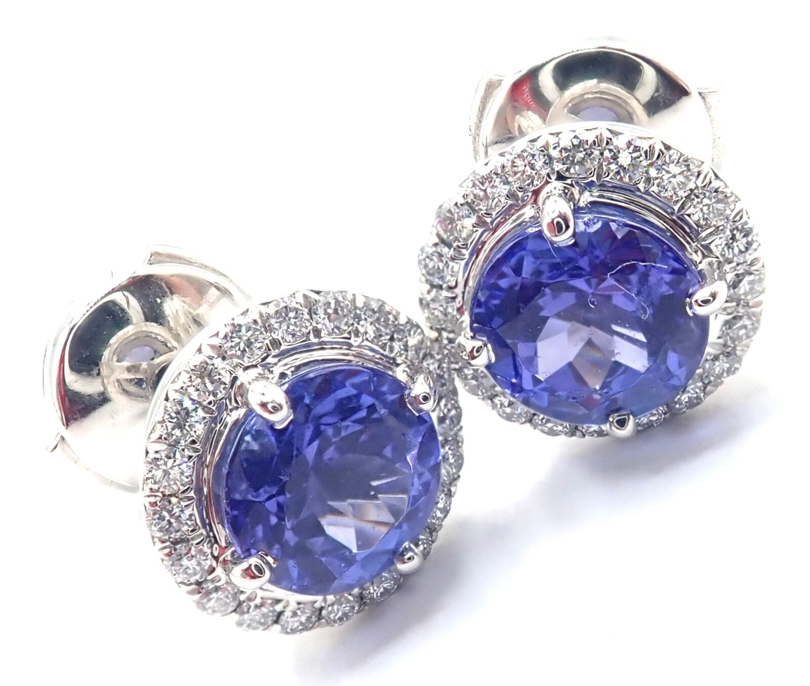 Tiffany & Co. Sapphire Diamond Platinum Soleste Pendant