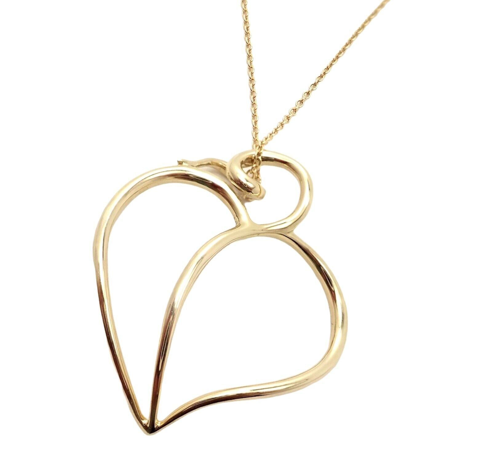 Tiffany & Co Double Heart Necklace Gold, Antique & Estate Jewelry