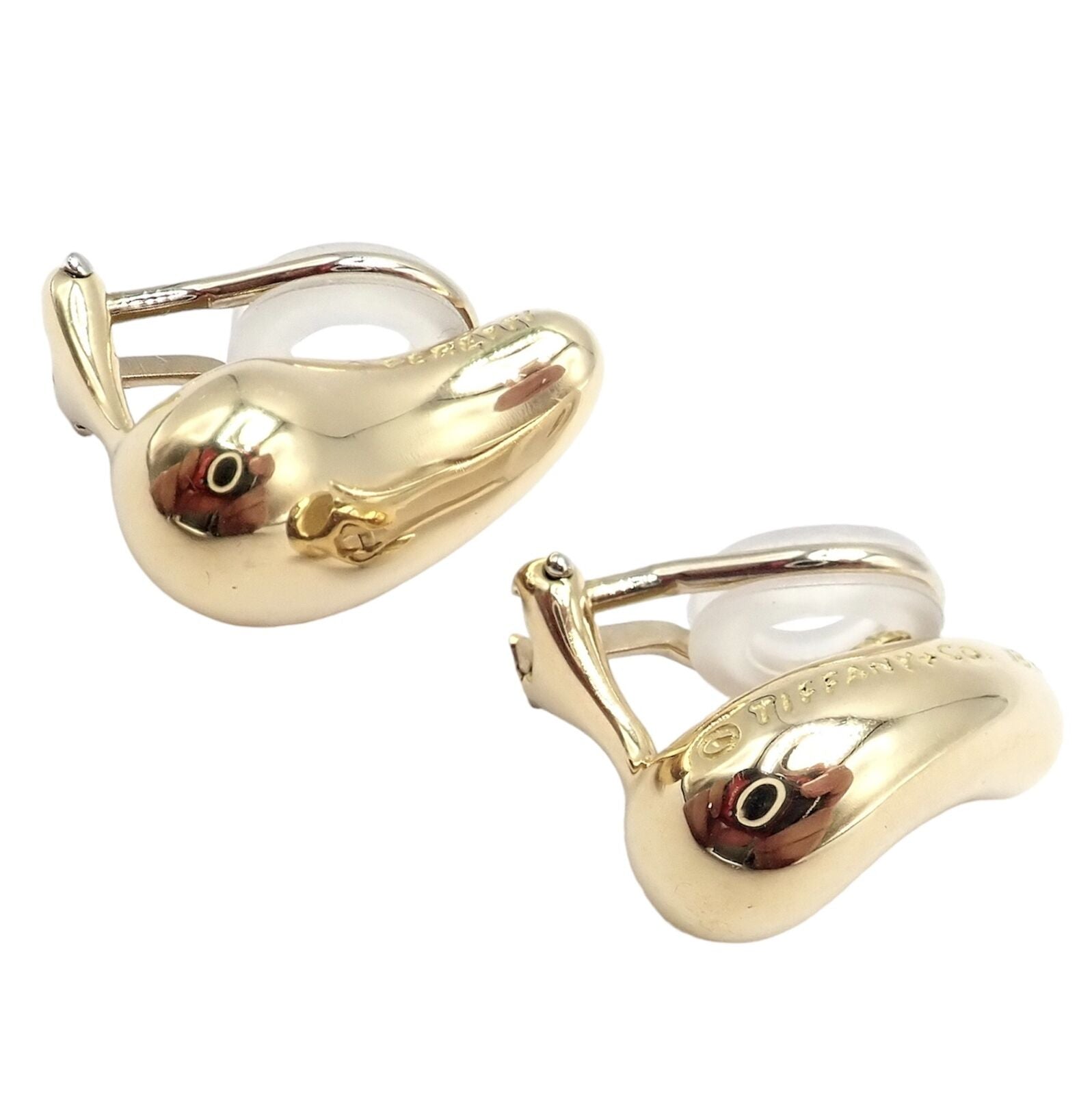 Tiffany & Co. Jewelry & Watches:Fine Jewelry:Earrings Authentic Tiffany & Co Peretti 18k Yellow Gold Large Teardrop Earrings