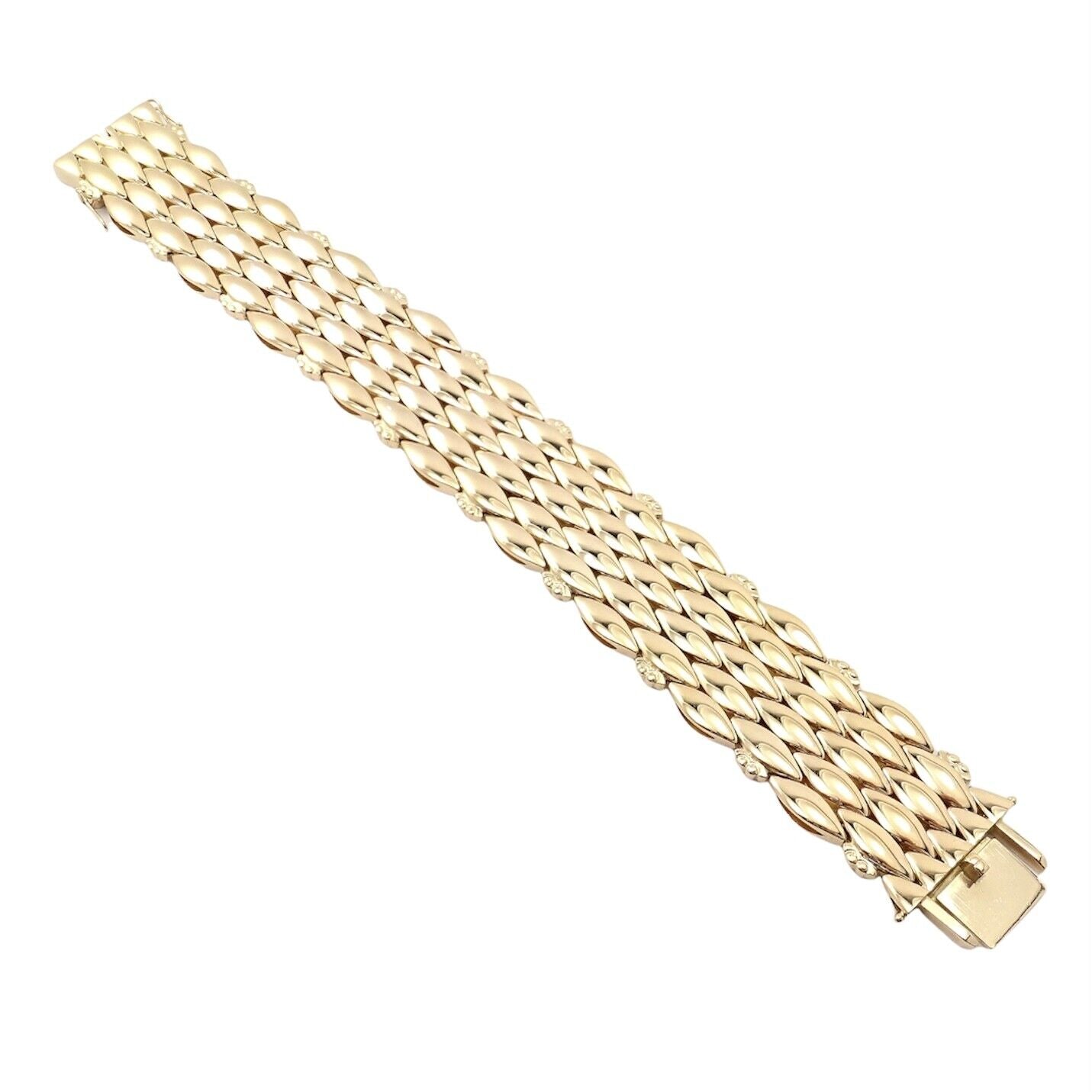Rare! Georg Jensen by Harald Nielsen 18K Yellow Gold Bracelet 1930's 1086 | Fortrove