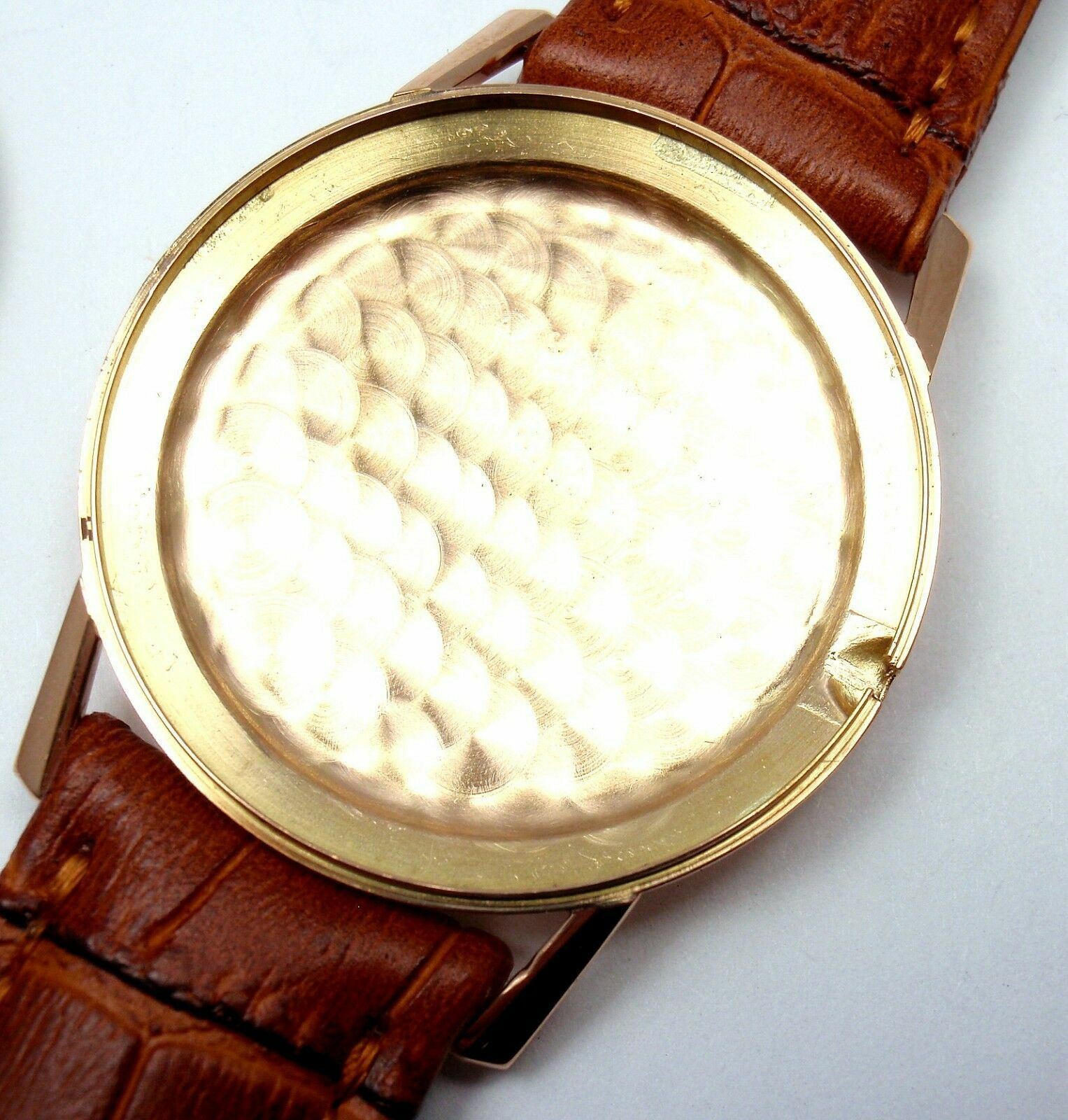 Authentic! Ferrotex Avion 18k Yellow Gold Manual Wind 17j Watch | Fortrove