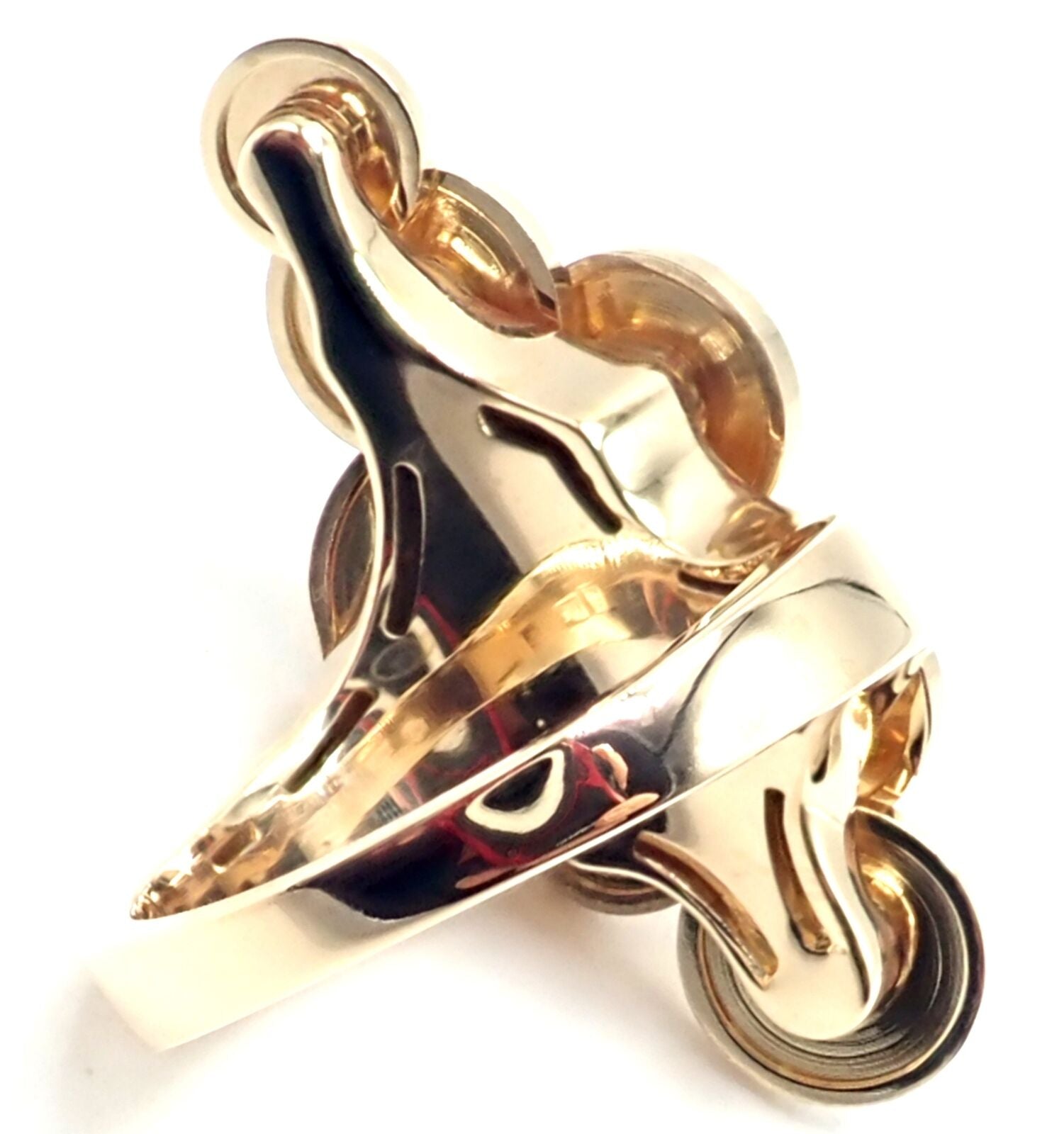 Authentic! Bvlgari Bulgari Cicladi 18k Yellow Gold Large Ring | Fortrove