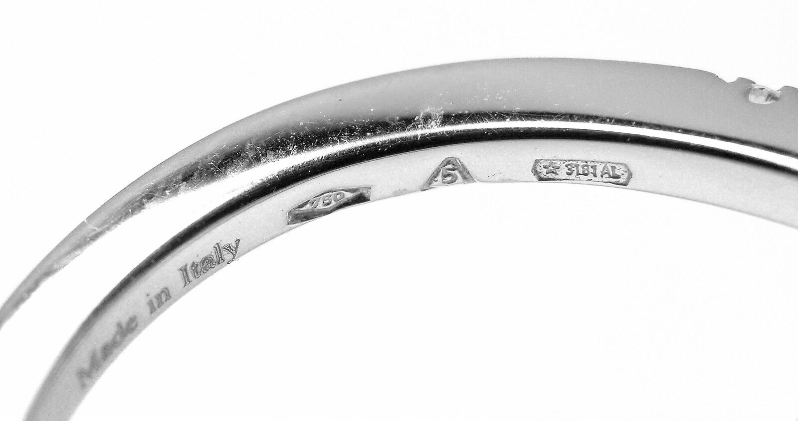 New! Authentic Damiani EDEN 18k White Gold Diamond Band Ring | Fortrove
