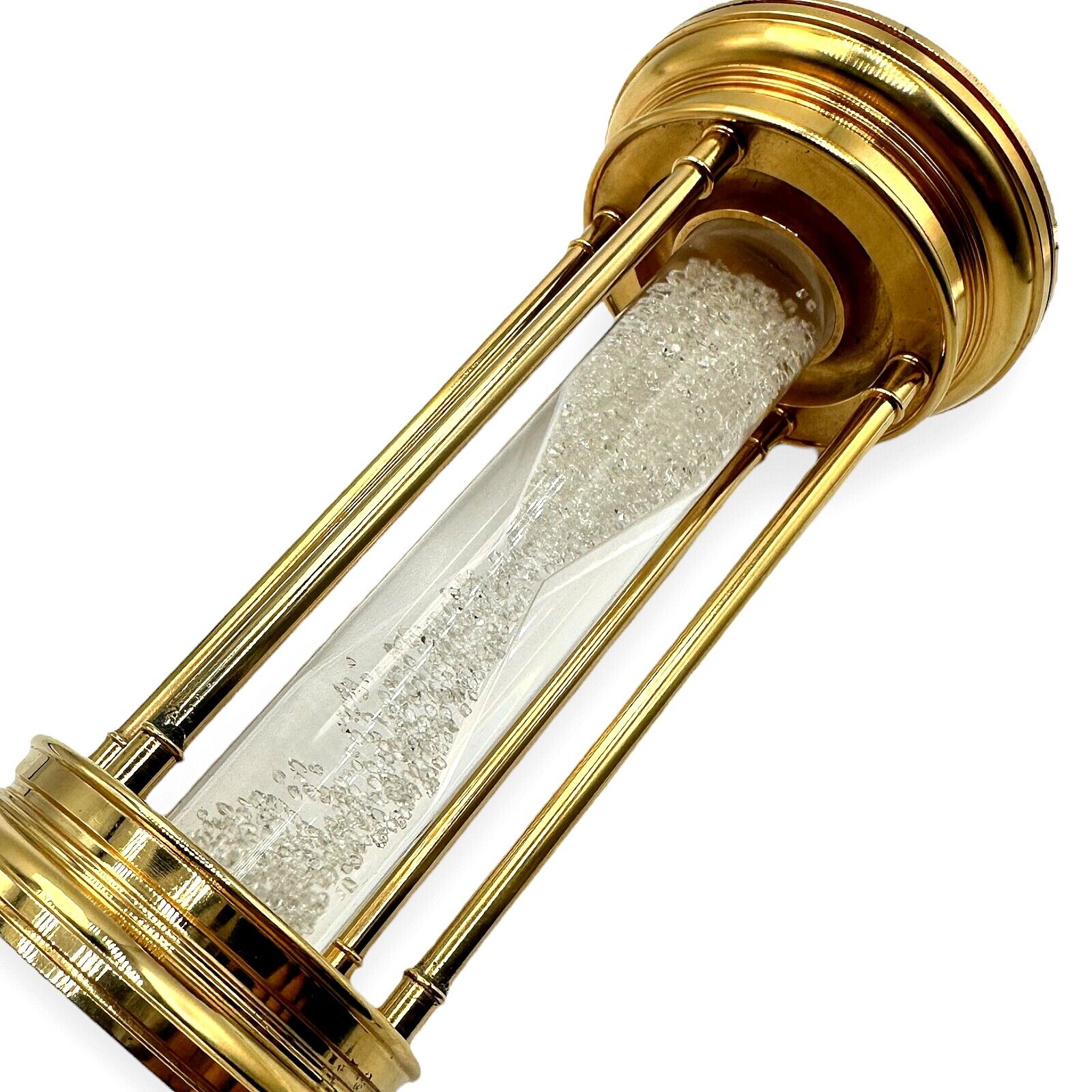 Authentic! De Beers Limited Edition Millennium 2000 Diamond Brass Hourglass | Fortrove