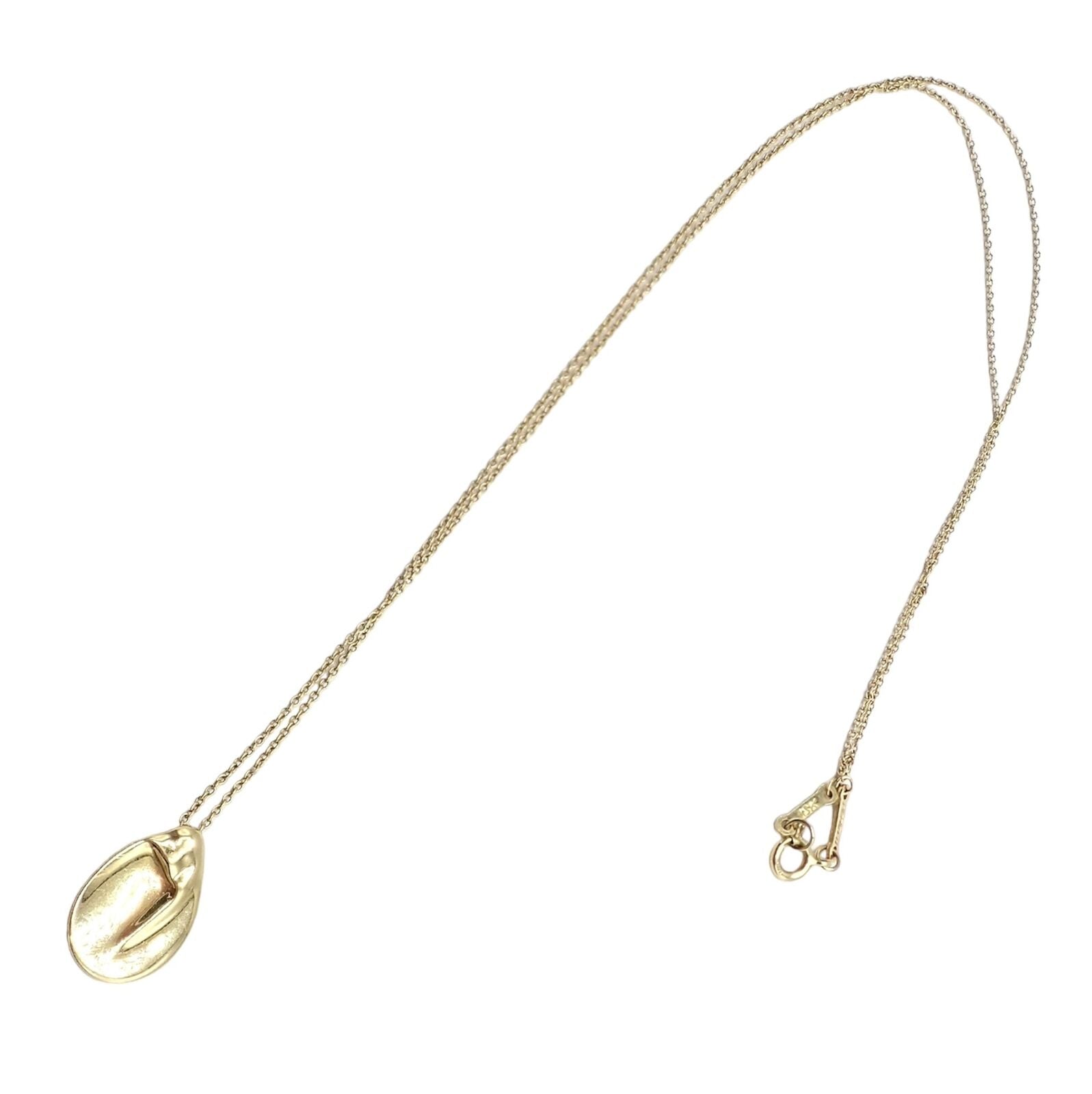 Tiffany & Co. Jewelry & Watches:Fine Jewelry:Necklaces & Pendants Tiffany & Co Peretti 18k Yellow Gold Madonna Pendant Sweet Mini Chain Necklace