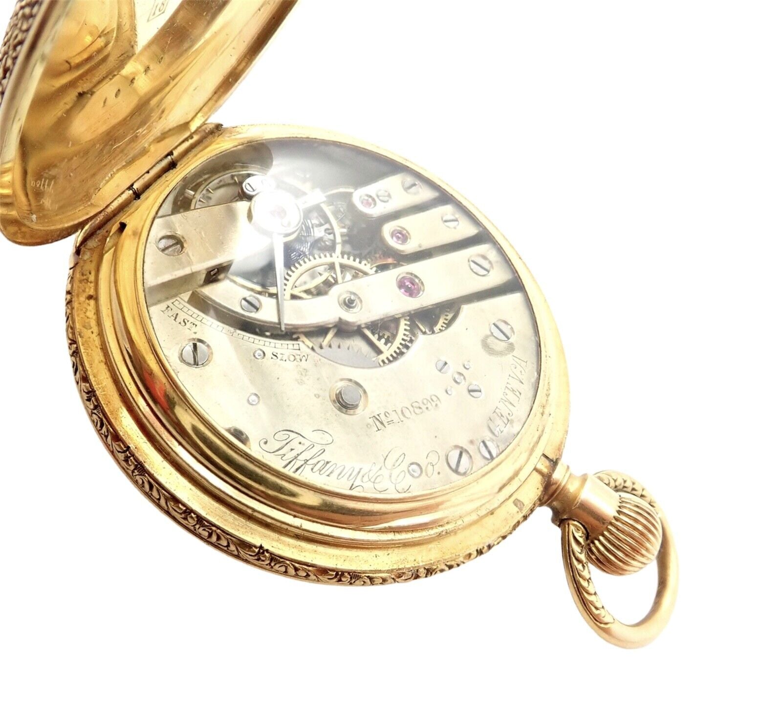 Vintage! Tiffany &  Co. Geneva 18K Yellow Gold Ladies Pocket Watch 36Mm | Fortrove