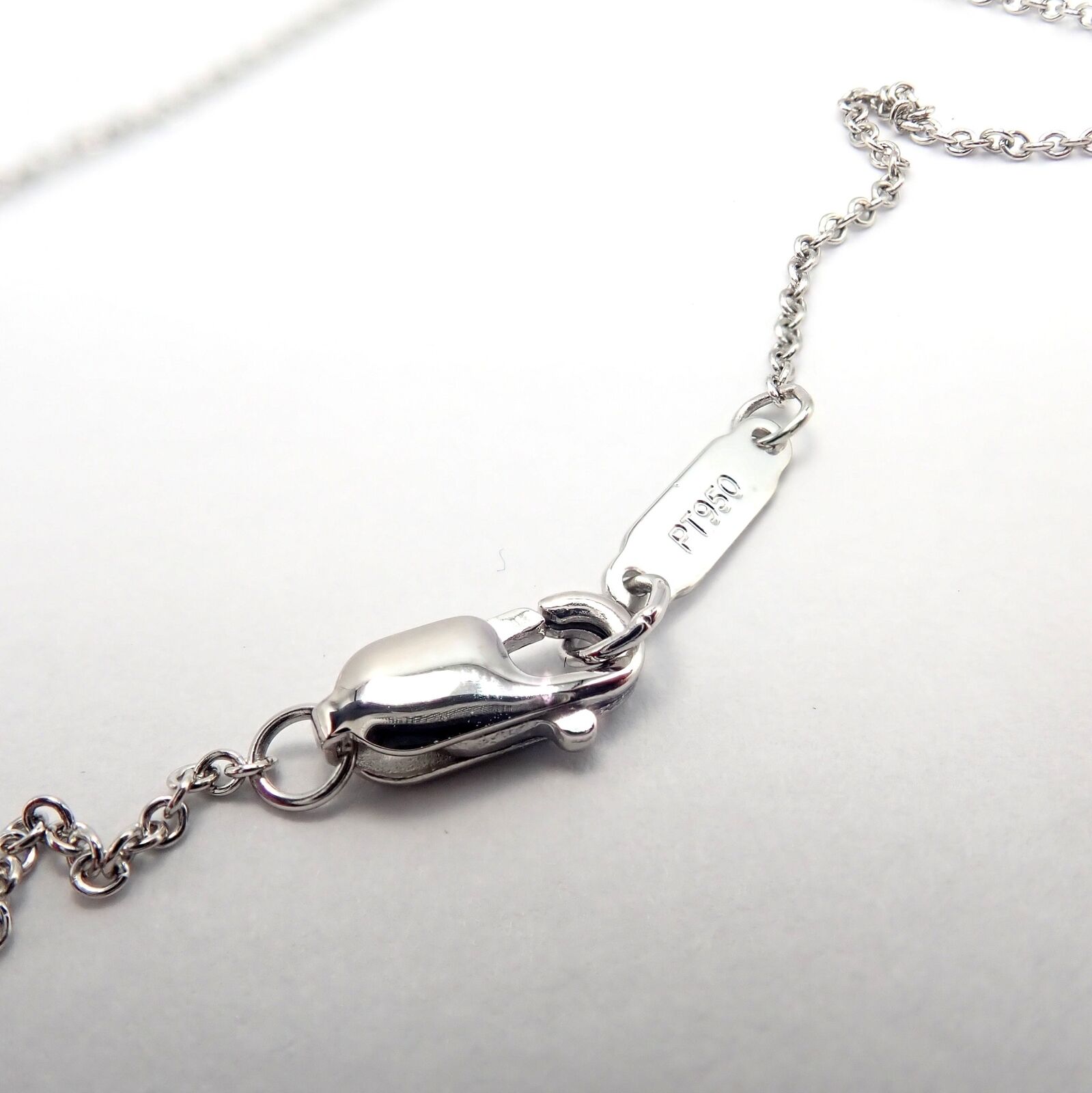 Authentic! Tiffany & Co Platinum Jazz Diamond Tanzanite Pendant Necklace | Fortrove