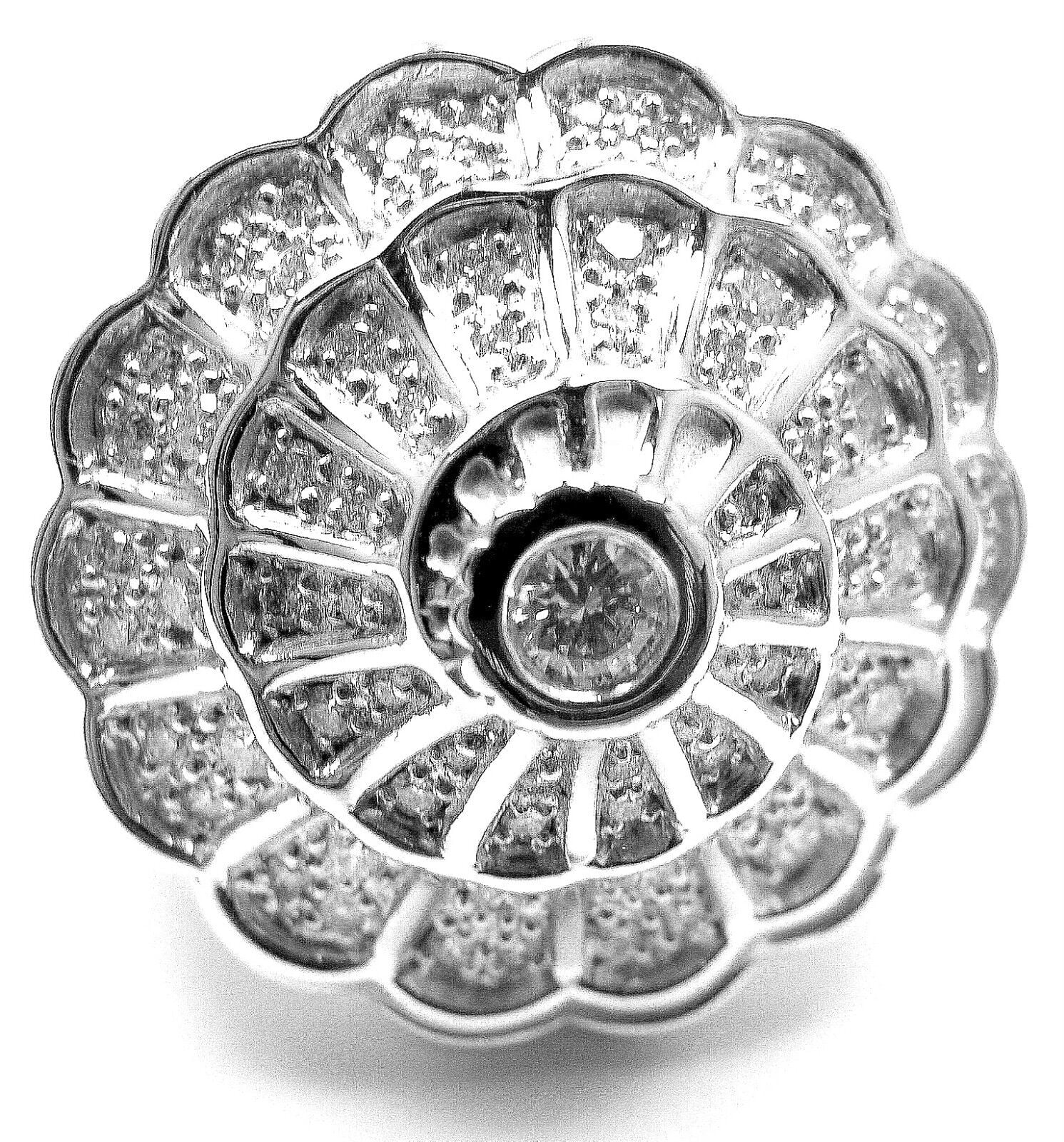 New! Authentic Carrera Y Carrera Afrodita 18k White Gold Diamond Ring $10,500 | Fortrove