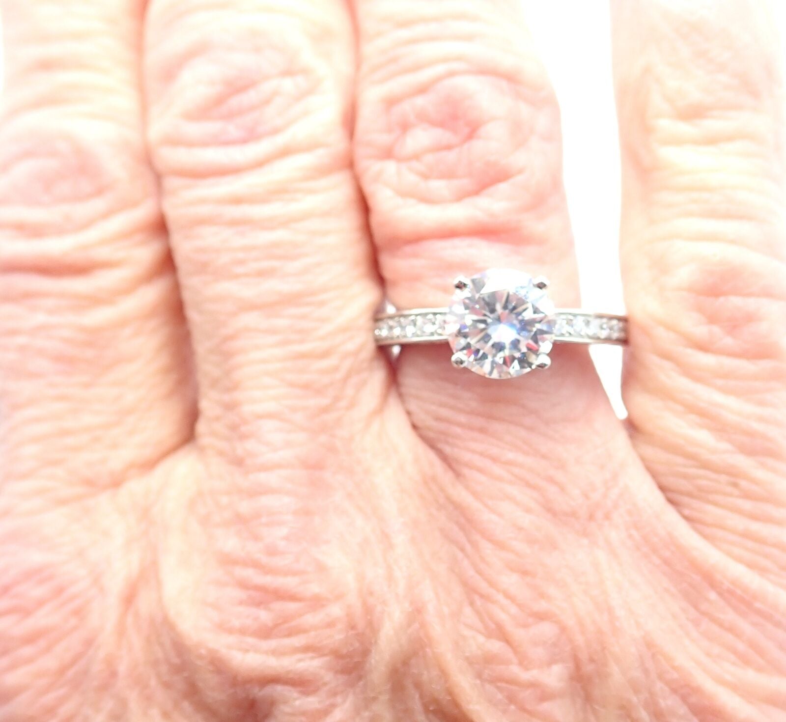 Authentic! Bulgari Bvlgari Platinum 4.04ct VS1 F Diamond Engagement Ring GIA | Fortrove