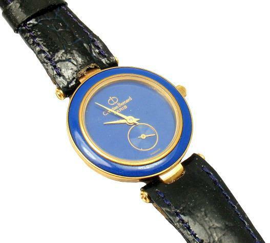 Christian Bernard Paris Blue Enamel Ladies Quartz Watch Fortrove