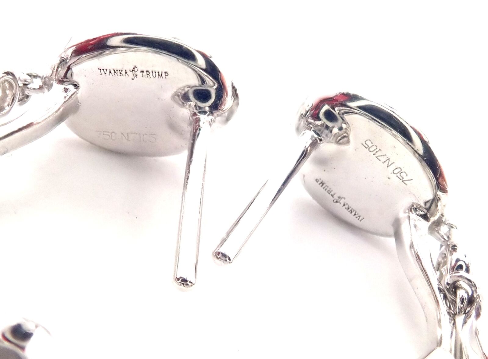 Ivanka Trump Bubble 18k Gold Diamond Crystal MOP Set Necklace Bracelet Earrings | Fortrove