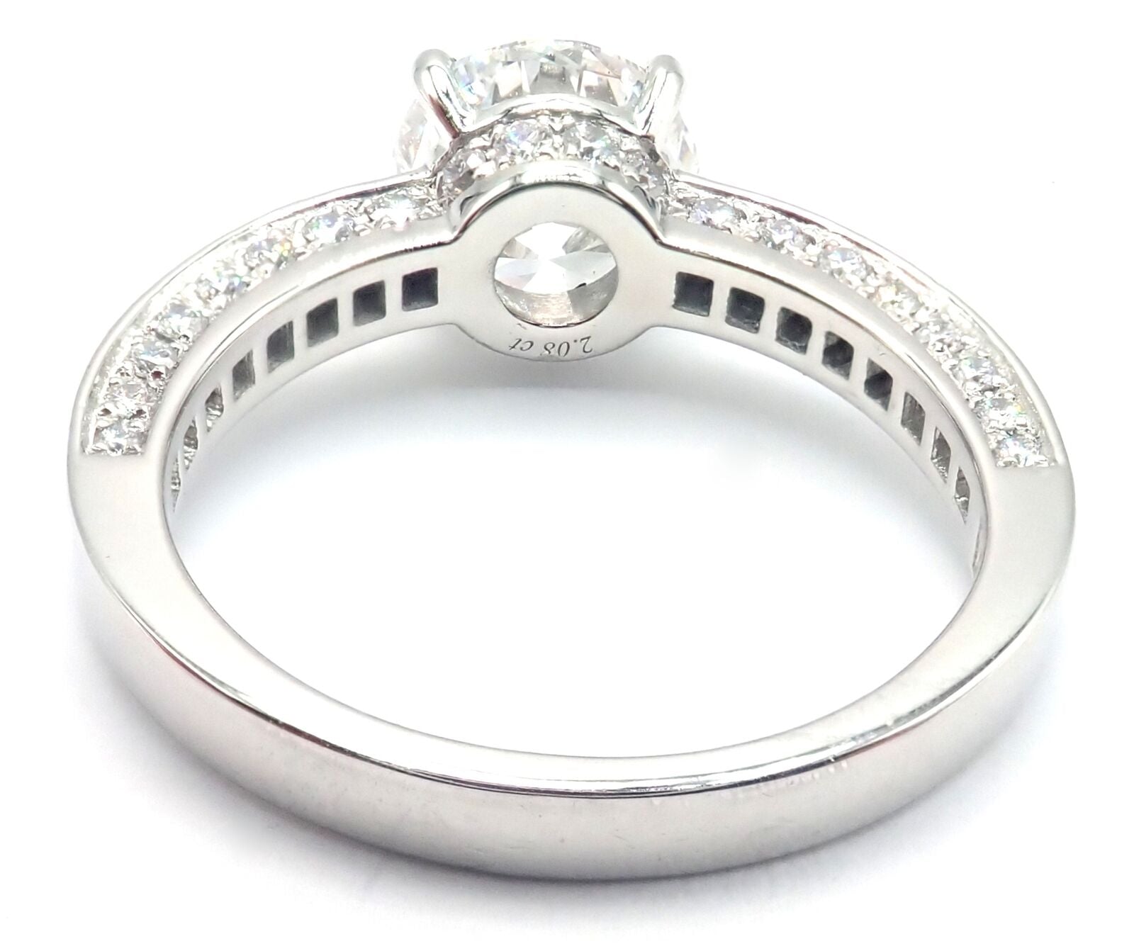 Authentic! Bulgari Bvlgari Platinum 4.04ct VS1 F Diamond Engagement Ring GIA | Fortrove