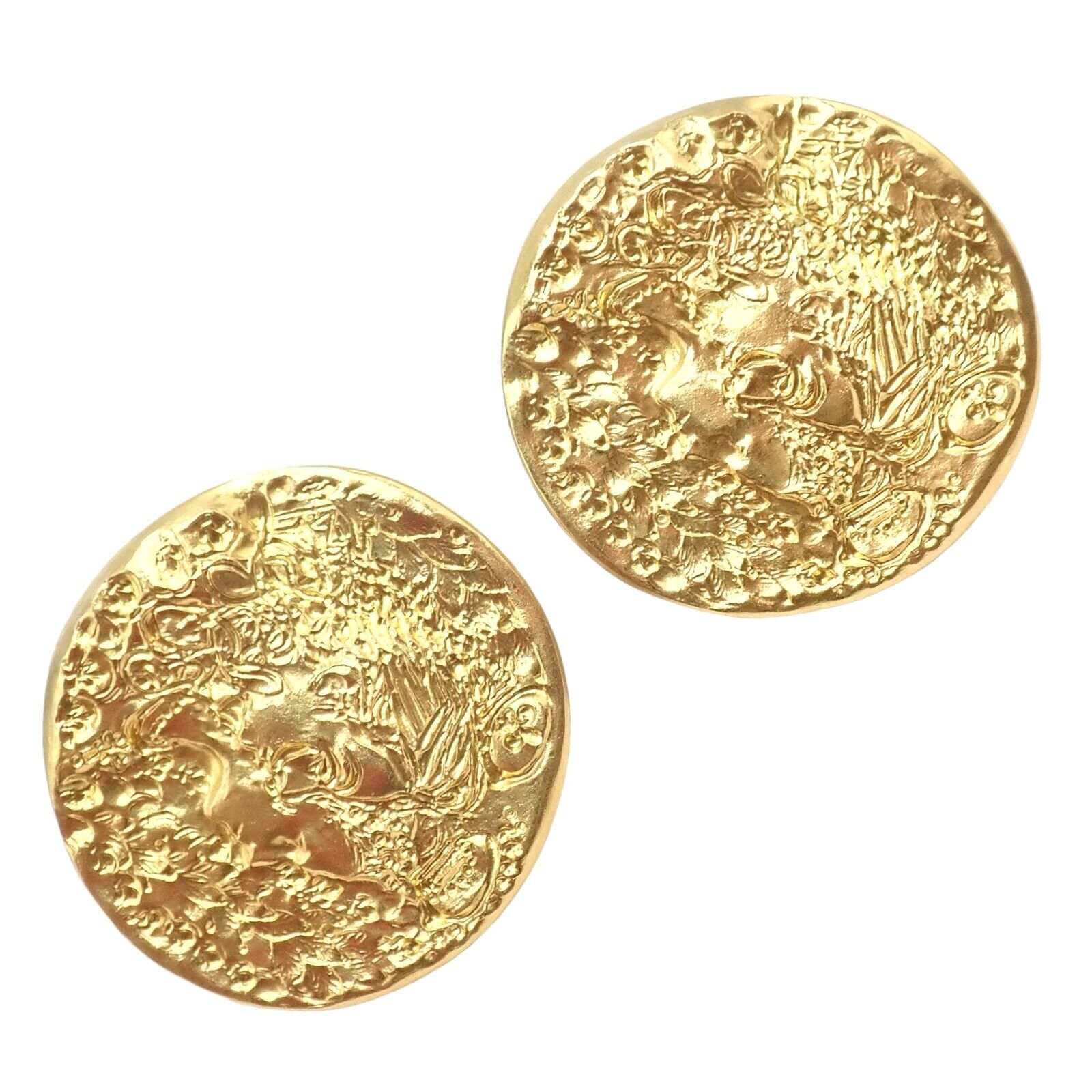 Authentic Salvador Dali D'or for Piaget 18k & 22k Yellow Gold Cufflinks | Fortrove