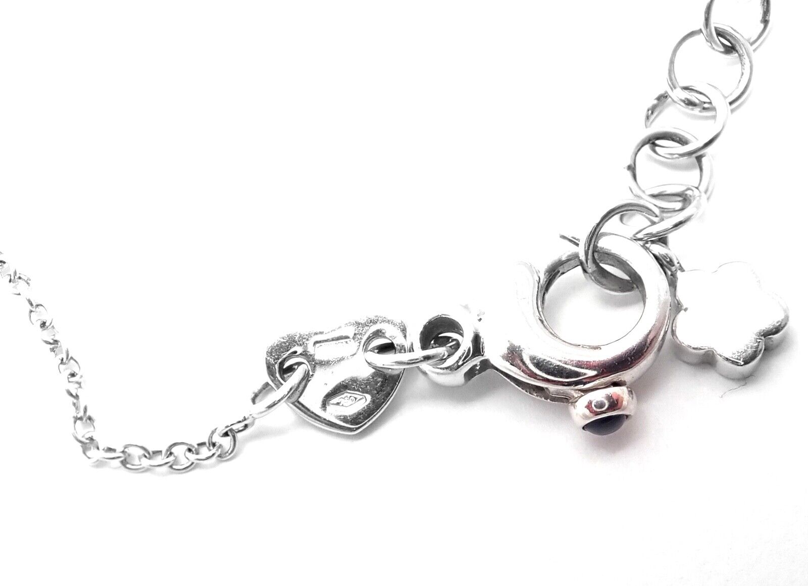 New! Authentic Pasquale Bruni 18k White Gold Diamond Peridot Cross Necklace | Fortrove