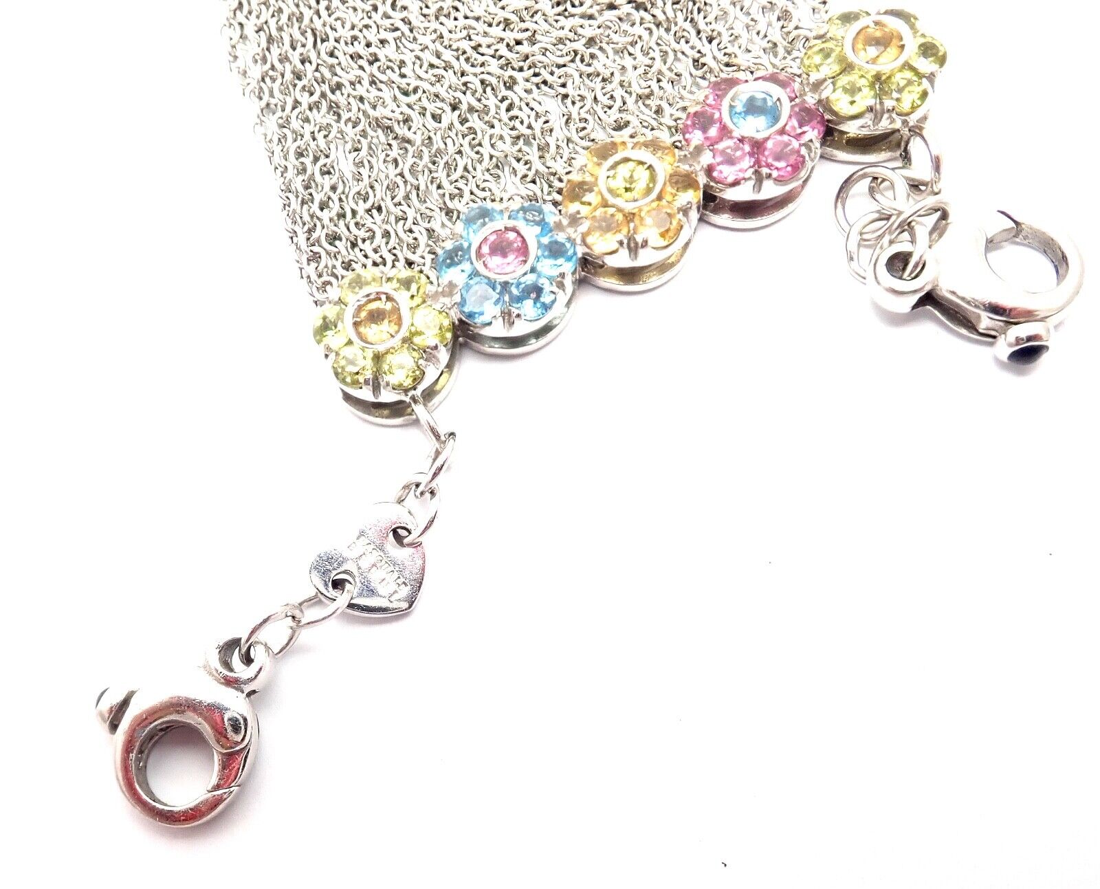 New! Authentic Pasquale Bruni 18k Gold Citrine Topaz Peridot Choker Necklace | Fortrove