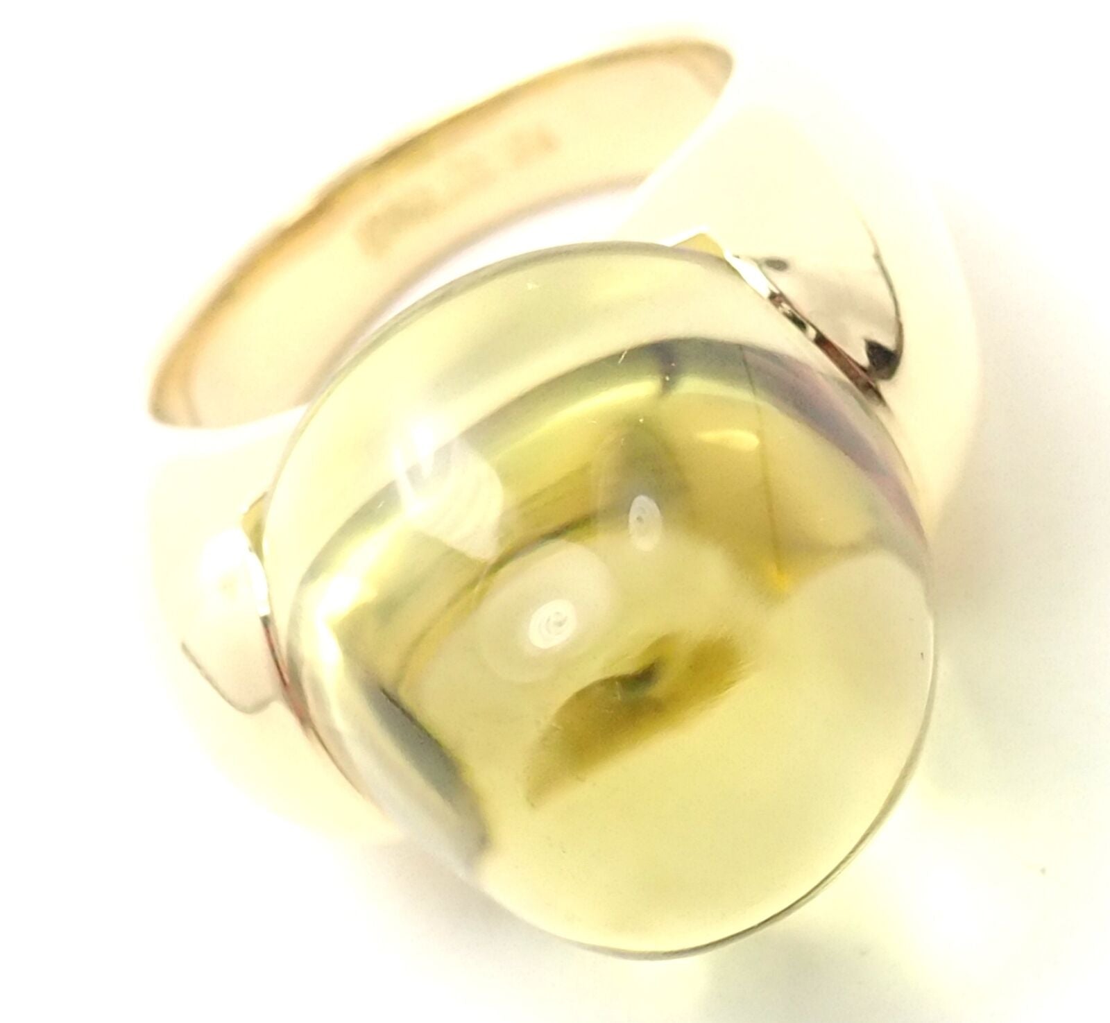 Authentic! Ippolita 18k Yellow Gold Lemon Citrine Ring | Fortrove