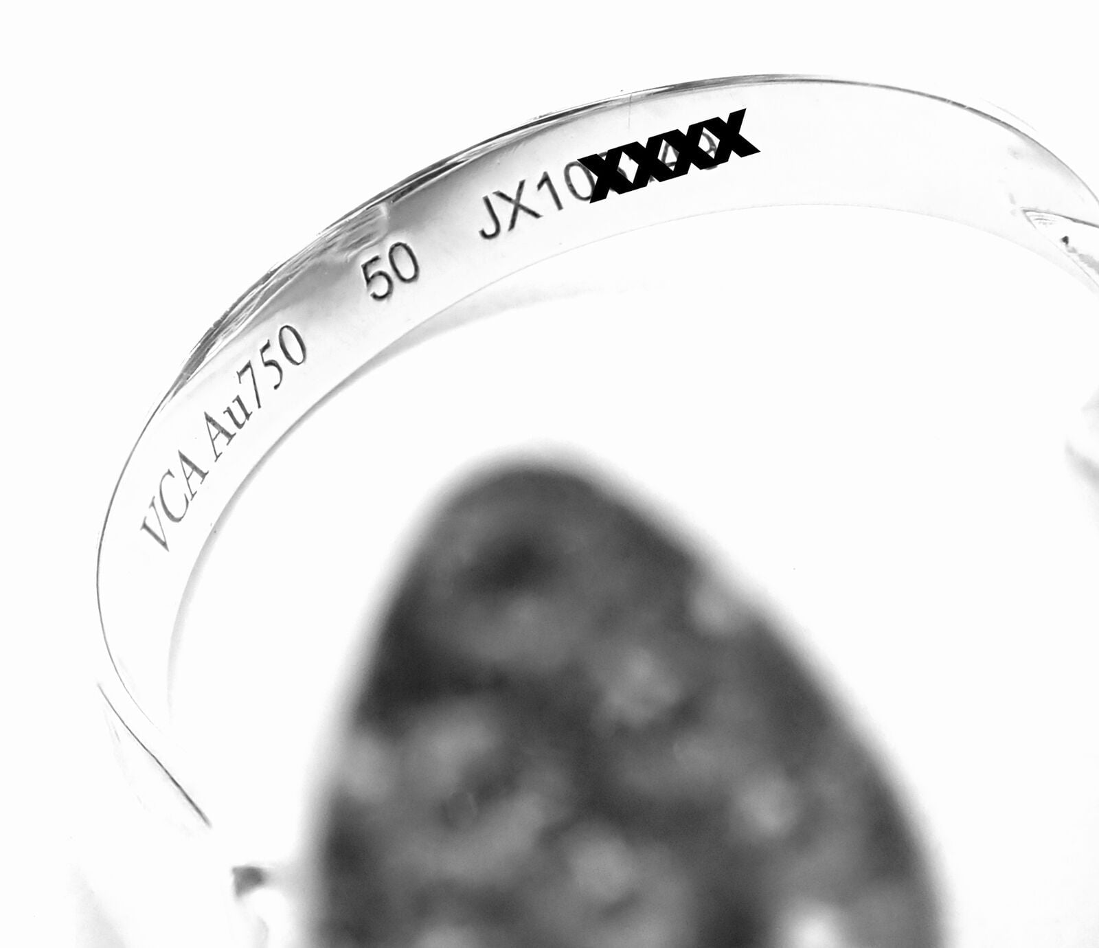 Van Cleef & Arpels 18k Gold Diamond Sapphire Two Butterfly Between Finger Ring | Fortrove