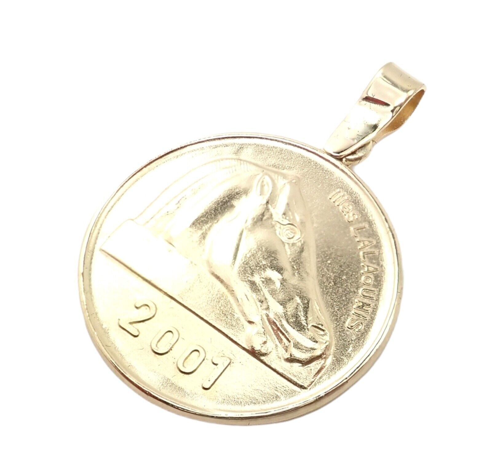 Rare! Vintage Ilias Lalaounis Good Luck Horse Head Charm Pendant 2001 | Fortrove