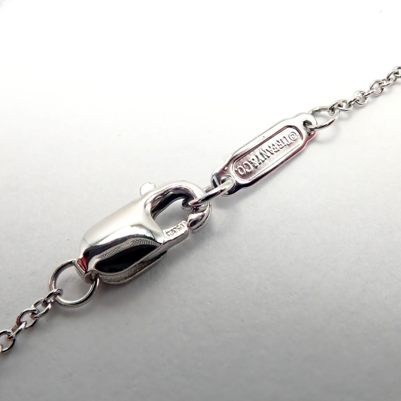 Authentic! Tiffany & Co Platinum Jazz Diamond Tanzanite Pendant Necklace | Fortrove