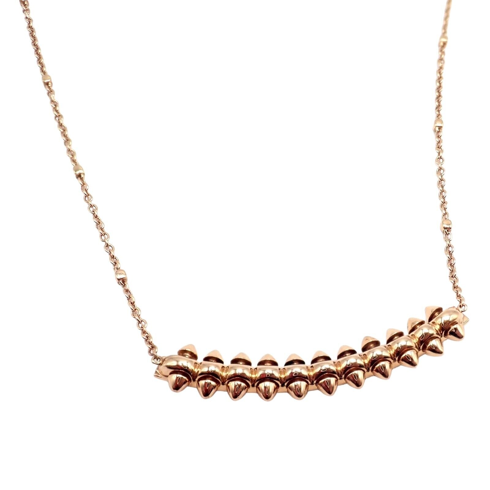 Authentic! Clash De Cartier 18k Rose Gold Large Necklace | Fortrove