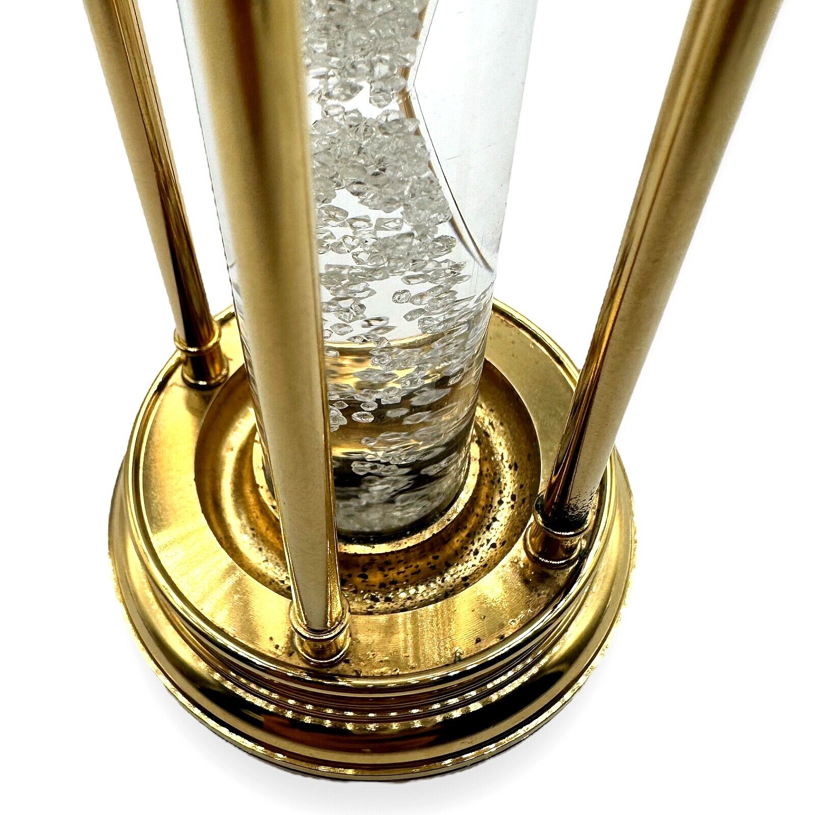 Authentic! De Beers Limited Edition Millennium 2000 Diamond Brass Hourglass | Fortrove