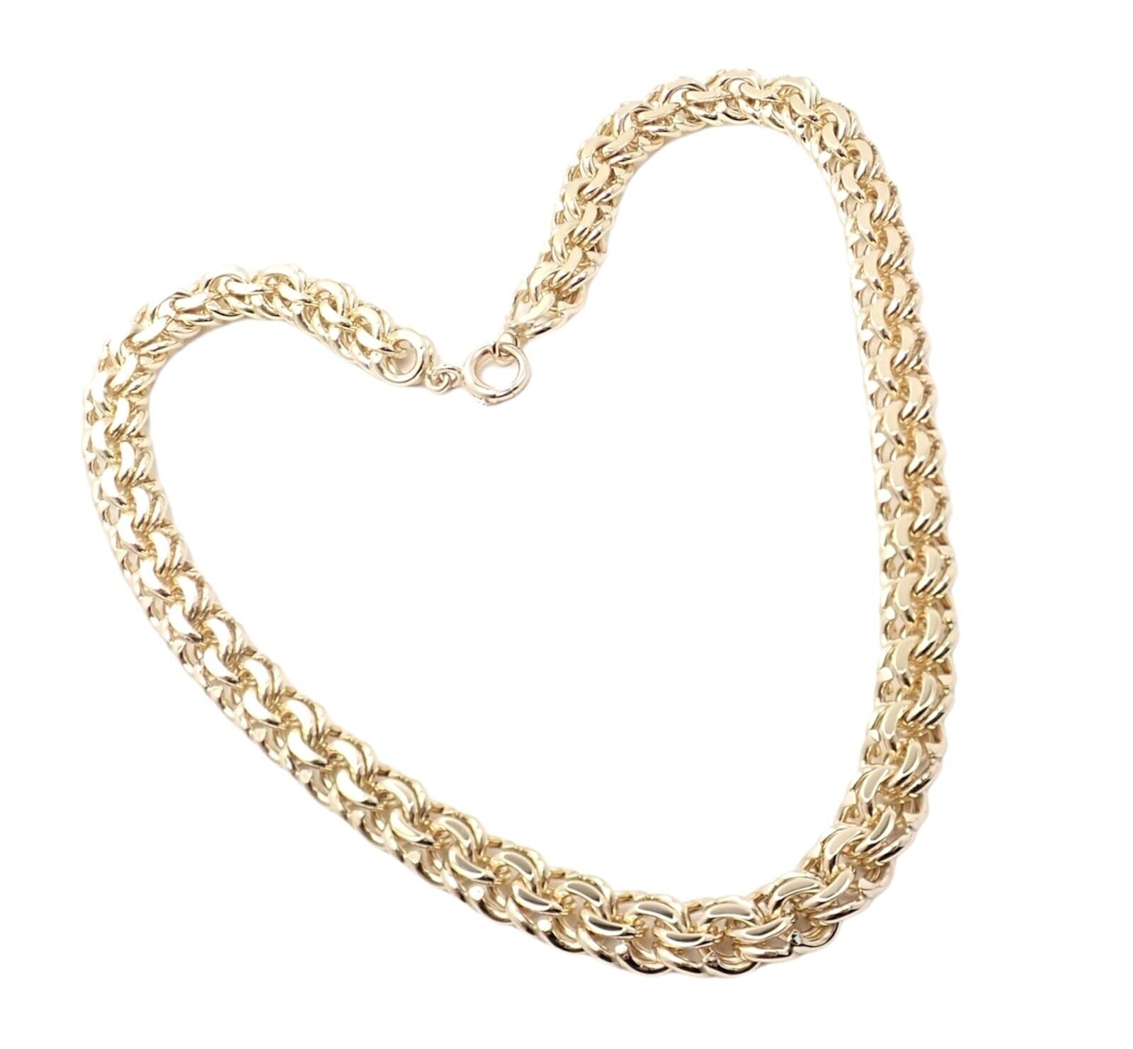 Rare! Vintage Authentic Tiffany & Co 14k Yellow Gold Link Chain Necklace | Fortrove