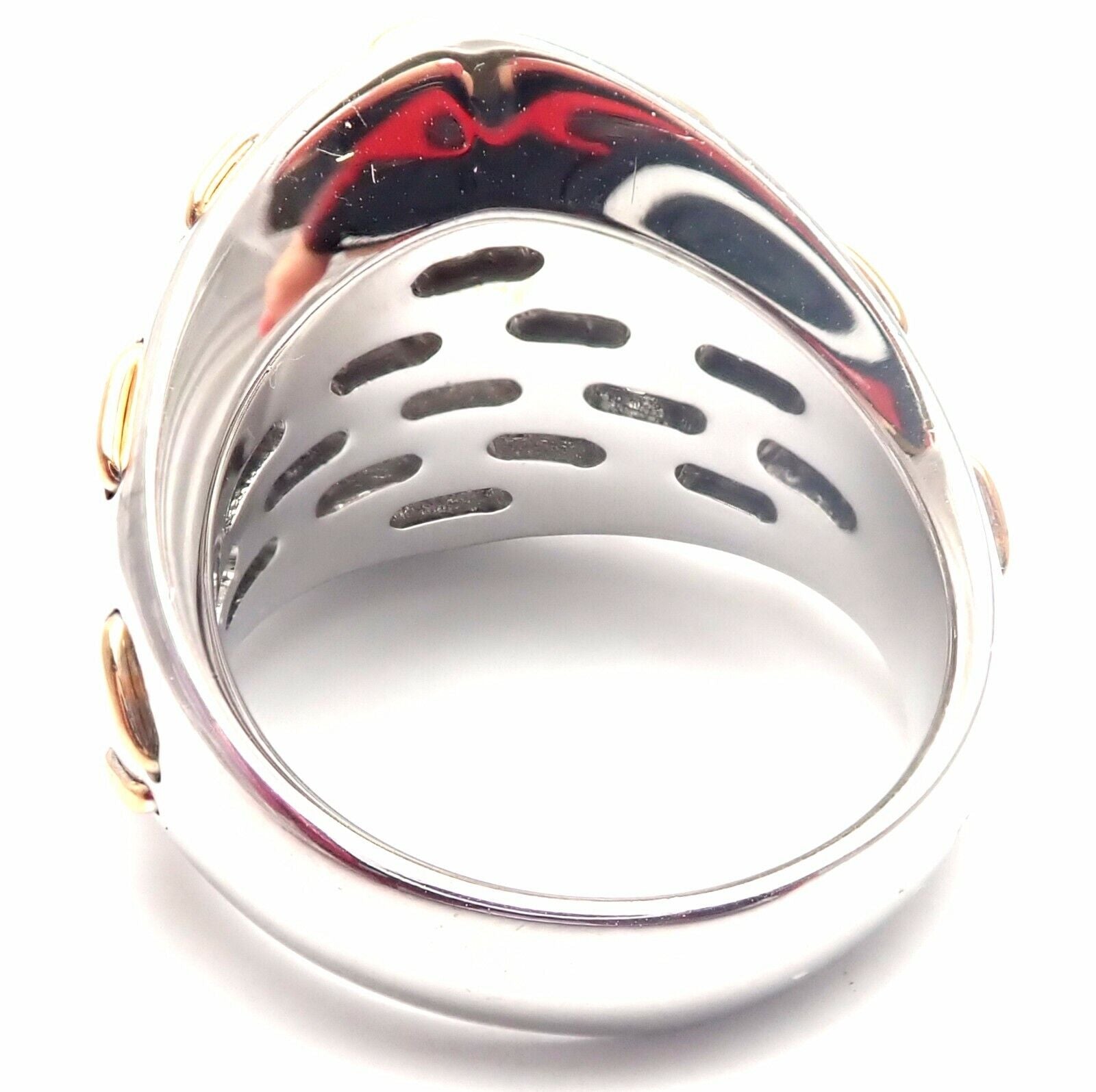 Authentic! Damiani 18k White Gold 1.36ct Diamond Cocktail Ring Retail $11,990 | Fortrove