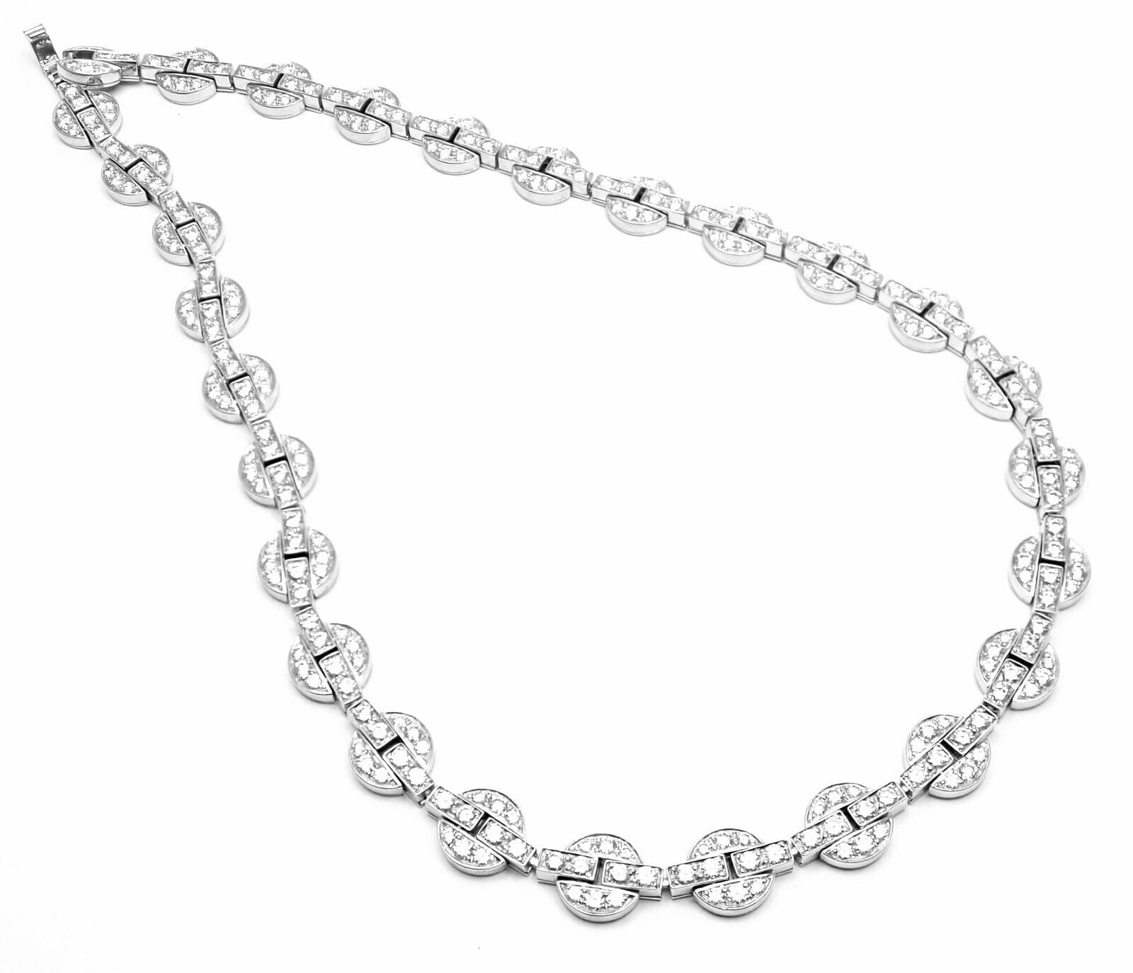 Rare! Authentic Cartier Orissa 18k White Gold Diamond Necklace Certificate Box | Fortrove