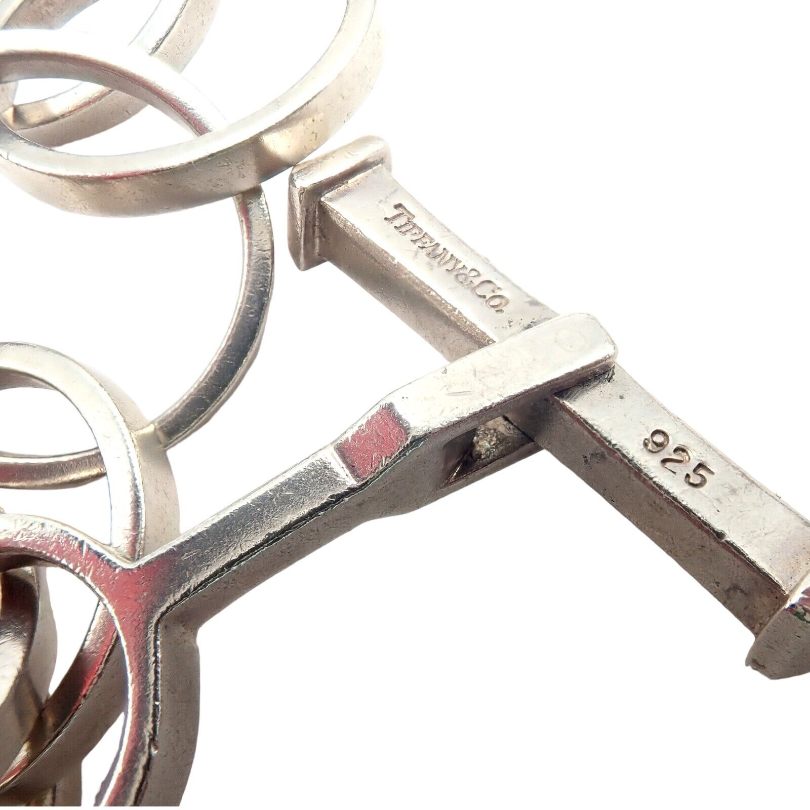 Rare! Tiffany & Co Picasso Sterling Silver Circle Link Long 34" Circle Necklace | Fortrove