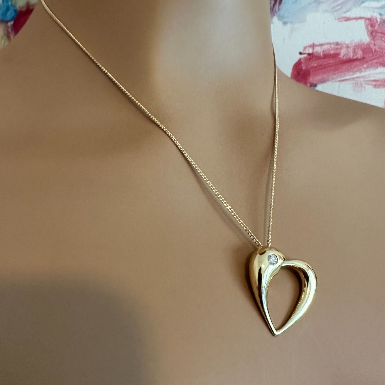 Rare Georg Jensen 18K Yellow Gold Diamond Snake Eating Tail Ouroboros Necklace | Fortrove