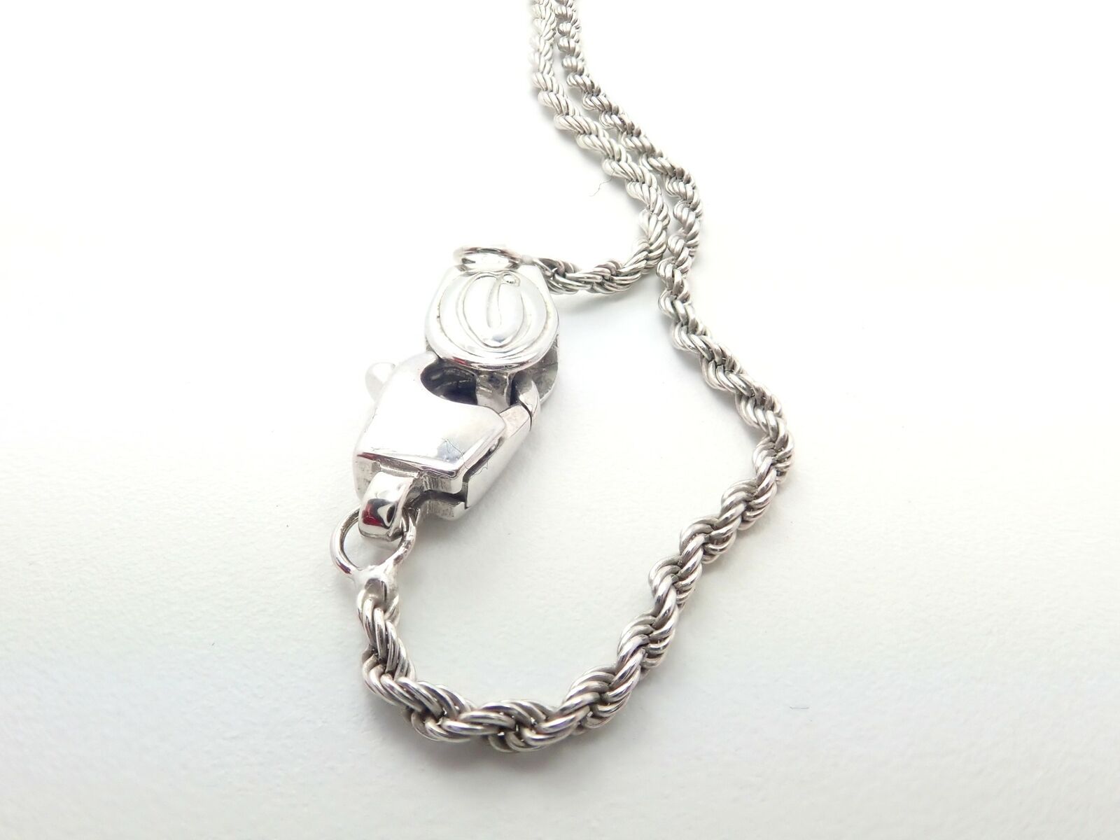 Rare Damiani 18k White Gold 1ctw Diamond Moon And Stars Pendant Necklace | Fortrove