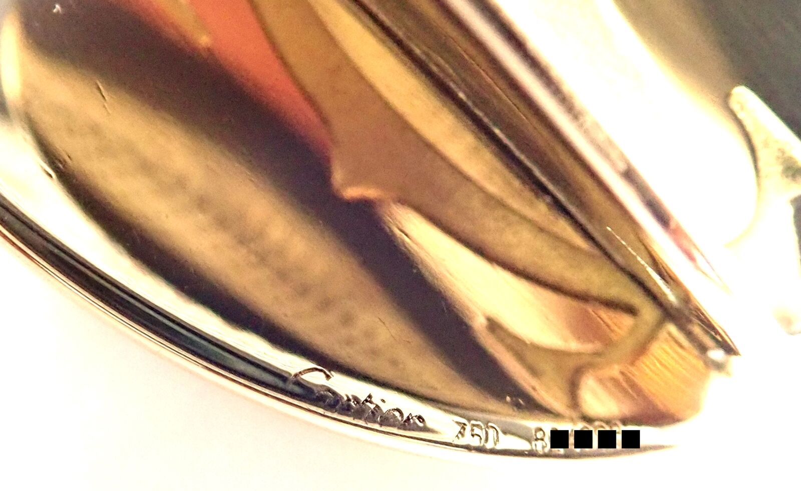 Authentic! Cartier 18k Yellow Gold Double C Apple Heart Pendant Chain Necklace | Fortrove