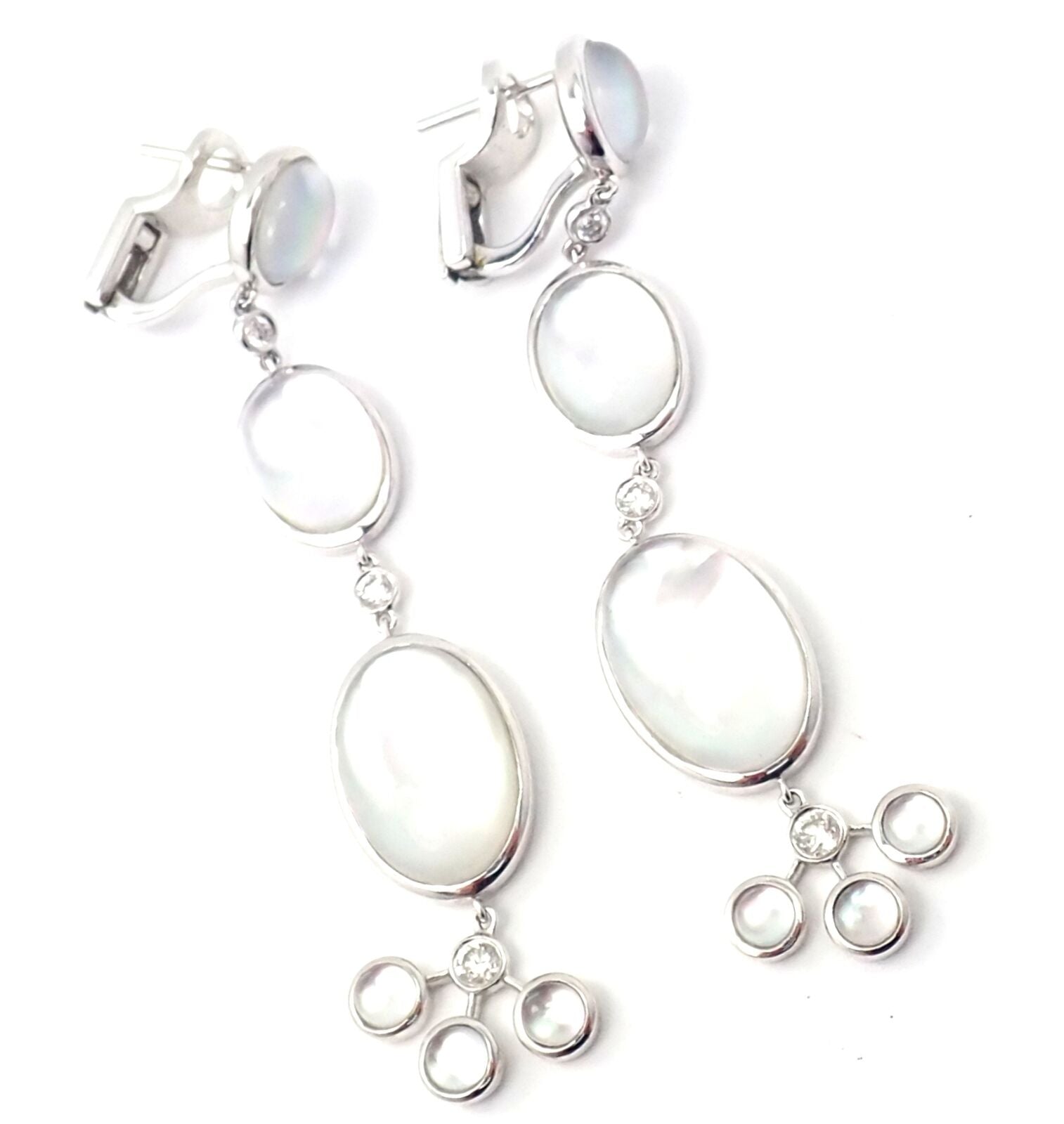 Ivanka Trump Bubble 18k Gold Diamond Crystal MOP Set Necklace Bracelet Earrings | Fortrove