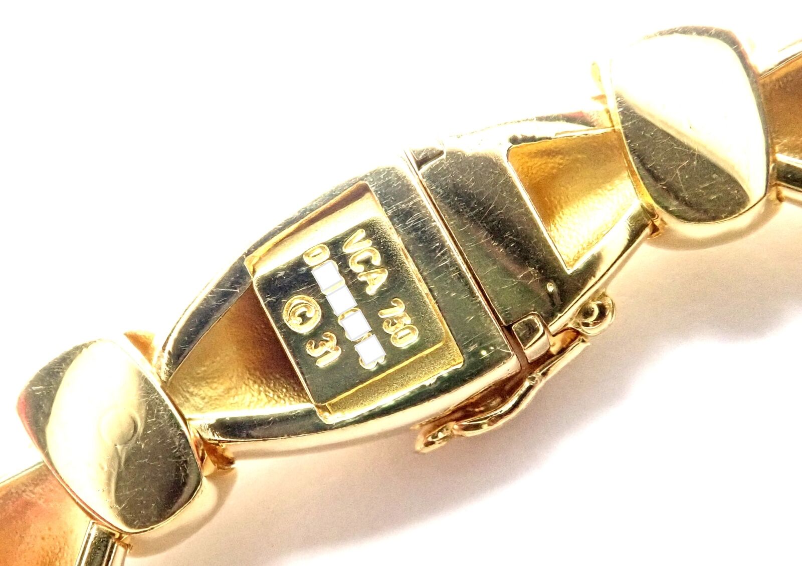 Rare! Authentic Van Cleef & Arpels 18k Yellow Gold Knotted Link Necklace | Fortrove