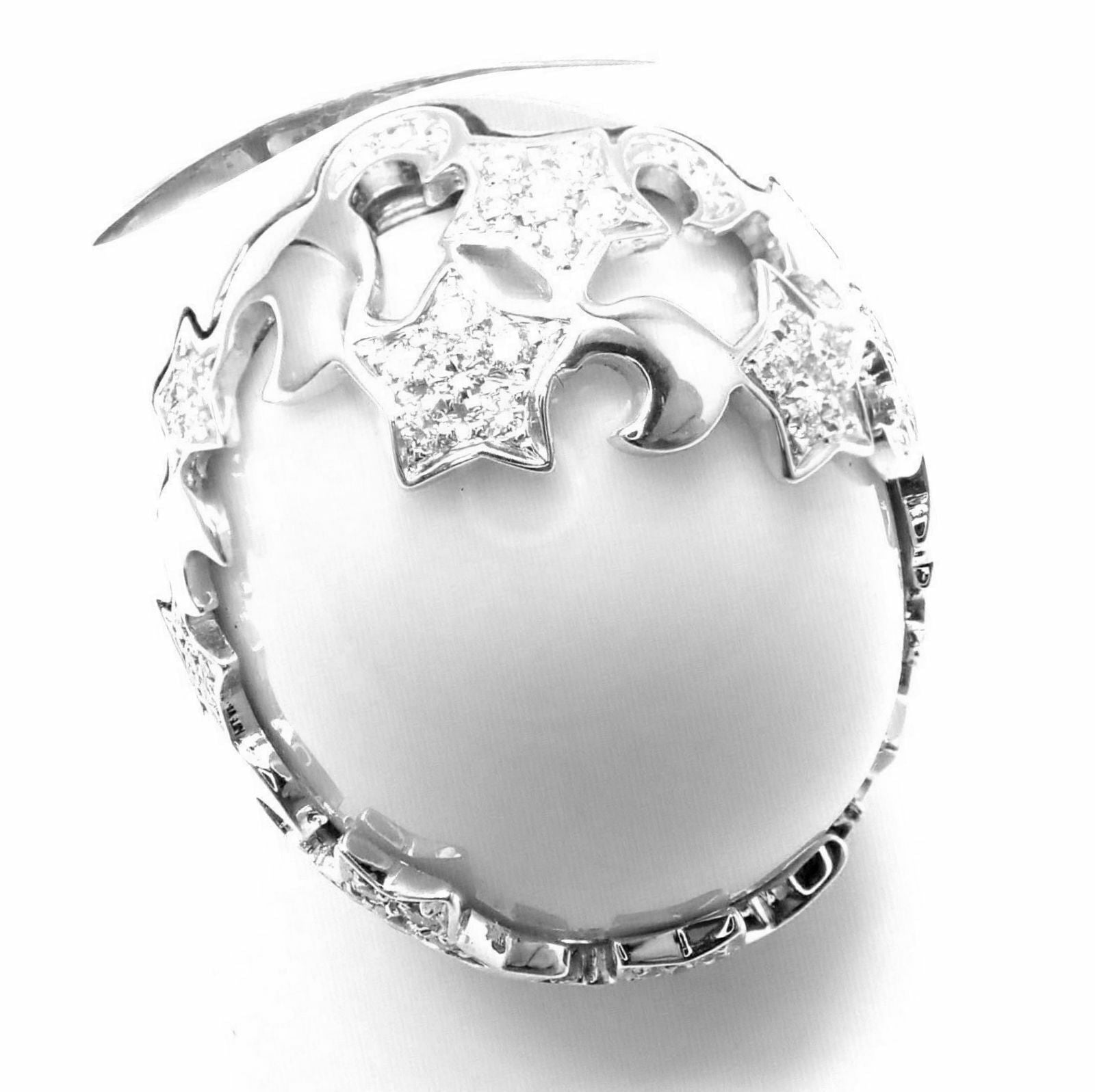 Pasquale Bruni 18k White Gold .65ctw Diamond Cielo Stars Ring sz 12 | Fortrove