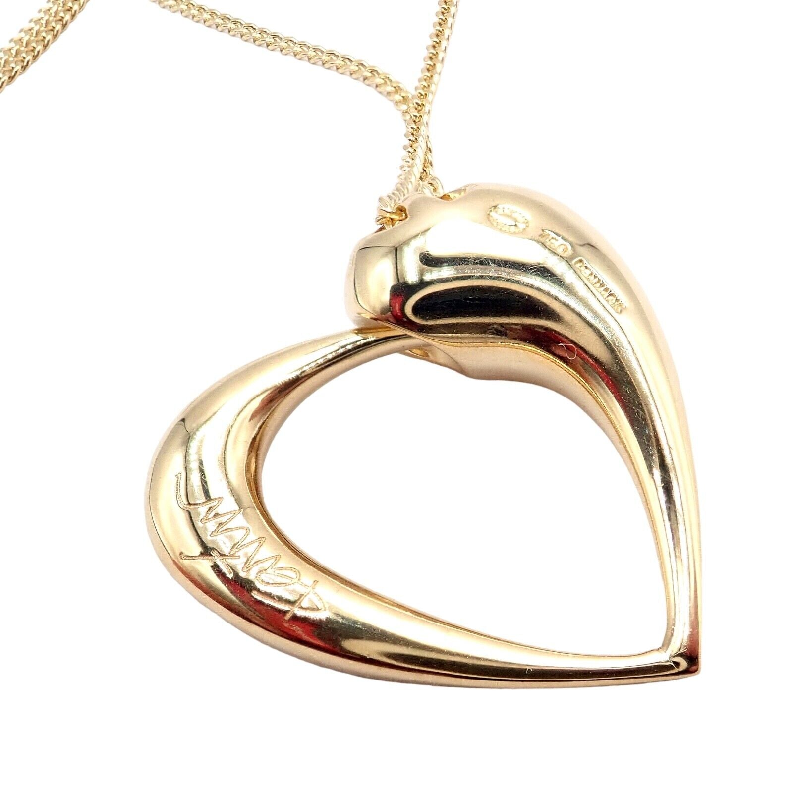 Rare Georg Jensen 18K Yellow Gold Diamond Snake Eating Tail Ouroboros Necklace | Fortrove