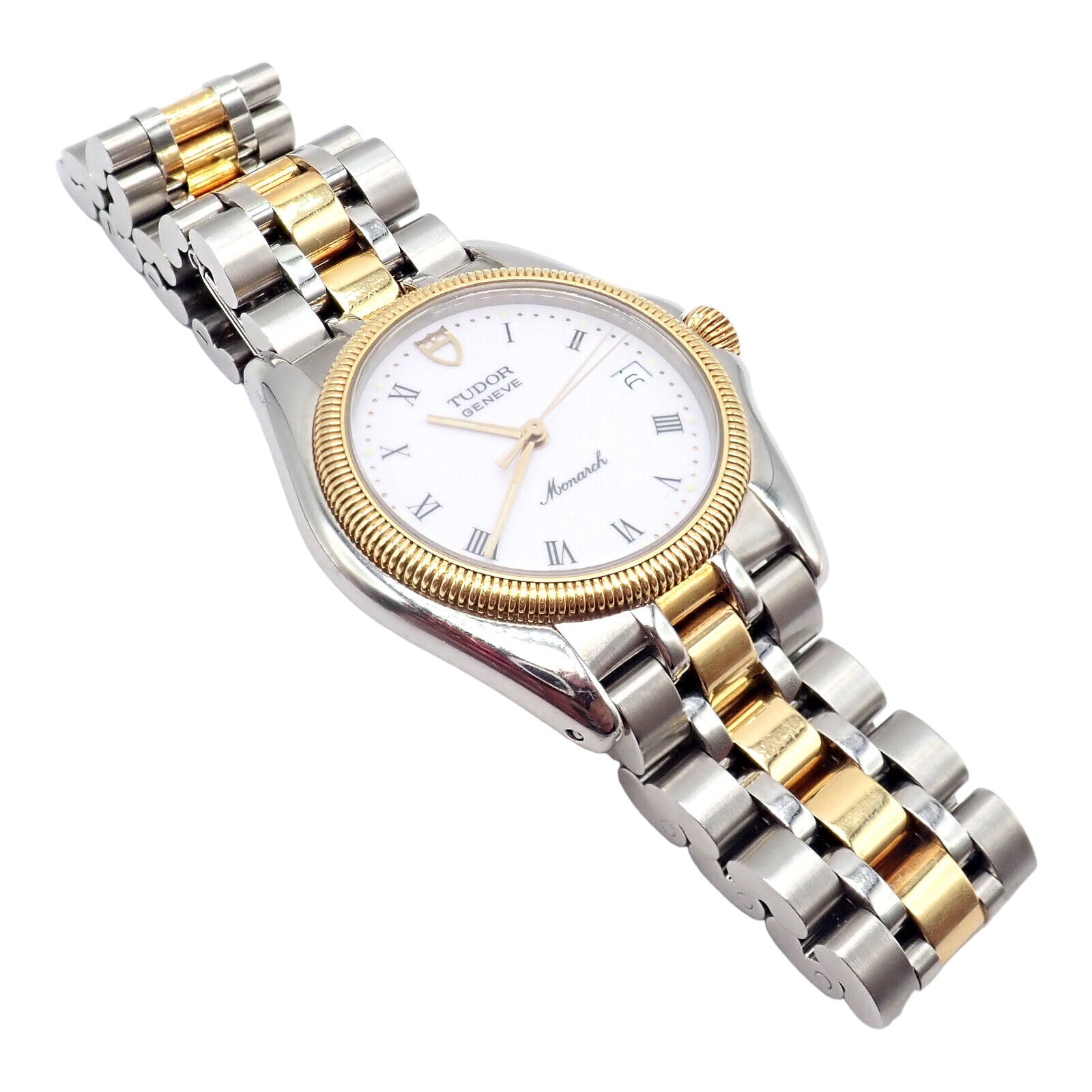 Authentic Vintage! 1991 Tudor Stainless Steel Two Tone Quartz Watch 15733 | Fortrove