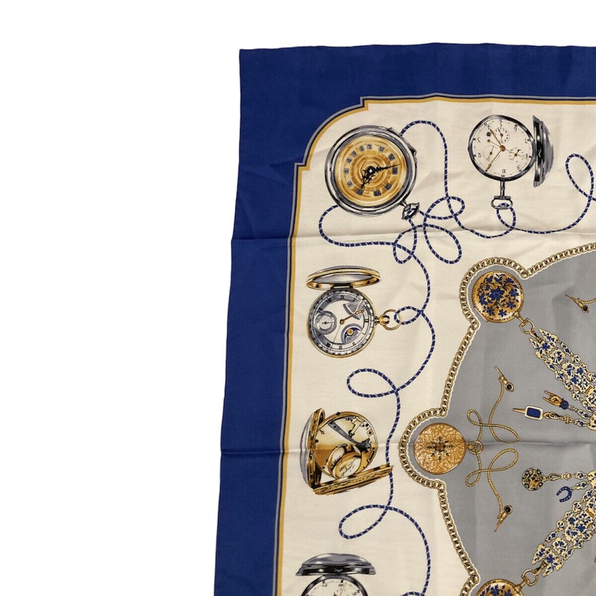 Authentic RARE! Rolex Geneve Swiss Vintage 90cm Silk Scarf | Fortrove