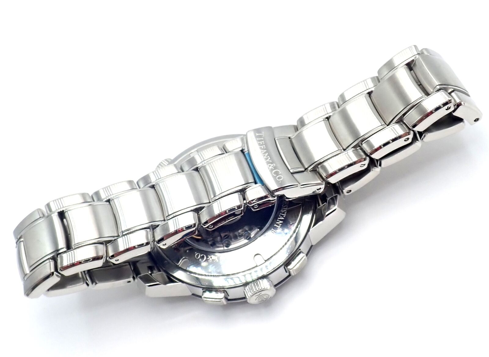 Authentic! Tiffany & Co Mark T-57 Stainless Steel Chronograph Automatic Watch | Fortrove