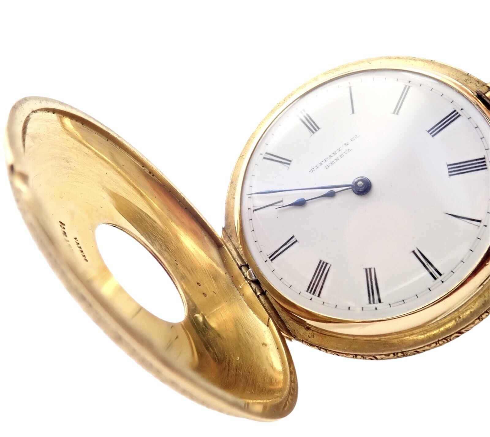 Vintage! Tiffany &  Co. Geneva 18K Yellow Gold Ladies Pocket Watch 36Mm | Fortrove