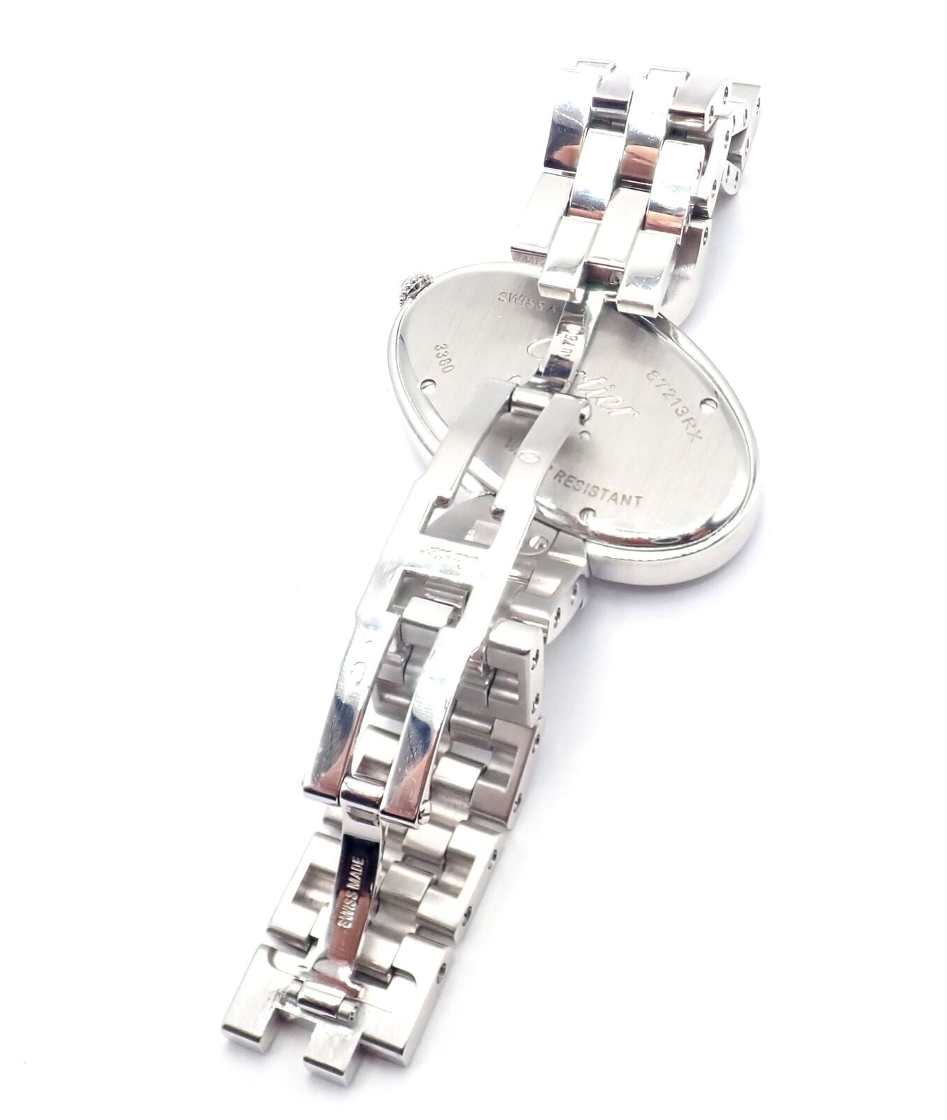 Authentic! Cartier Delices de Cartier 18k White Gold Diamond Quartz Watch 3380 | Fortrove