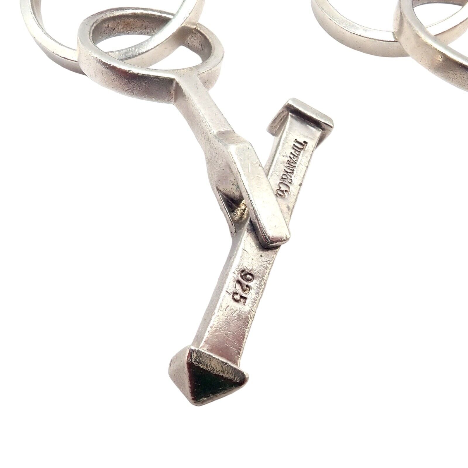 Rare! Tiffany & Co Picasso Sterling Silver Circle Link Long 34" Circle Necklace | Fortrove