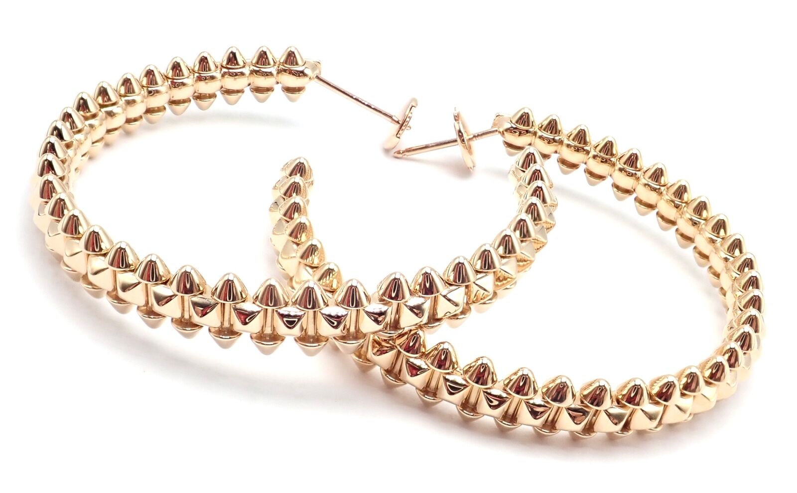 Cartier Jewelry & Watches:Fine Jewelry:Earrings Authentic! Clash De Cartier 18k Rose Gold Hoop Earrings Paper
