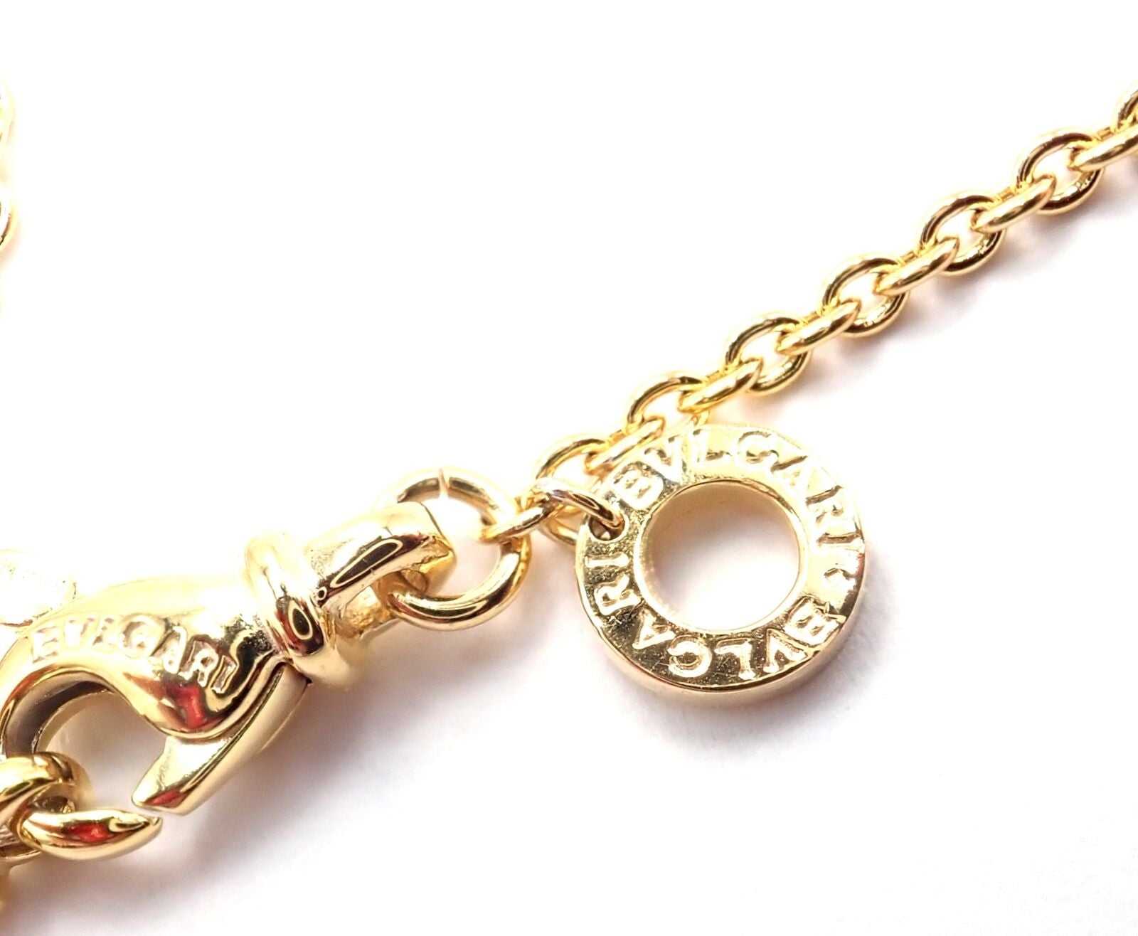 Bulgari Jewelry & Watches:Fine Jewelry:Necklaces & Pendants BVLGARI BULGARI 18k Yellow Gold Steel Diamond Horoscope Zodiac Pendant Necklace