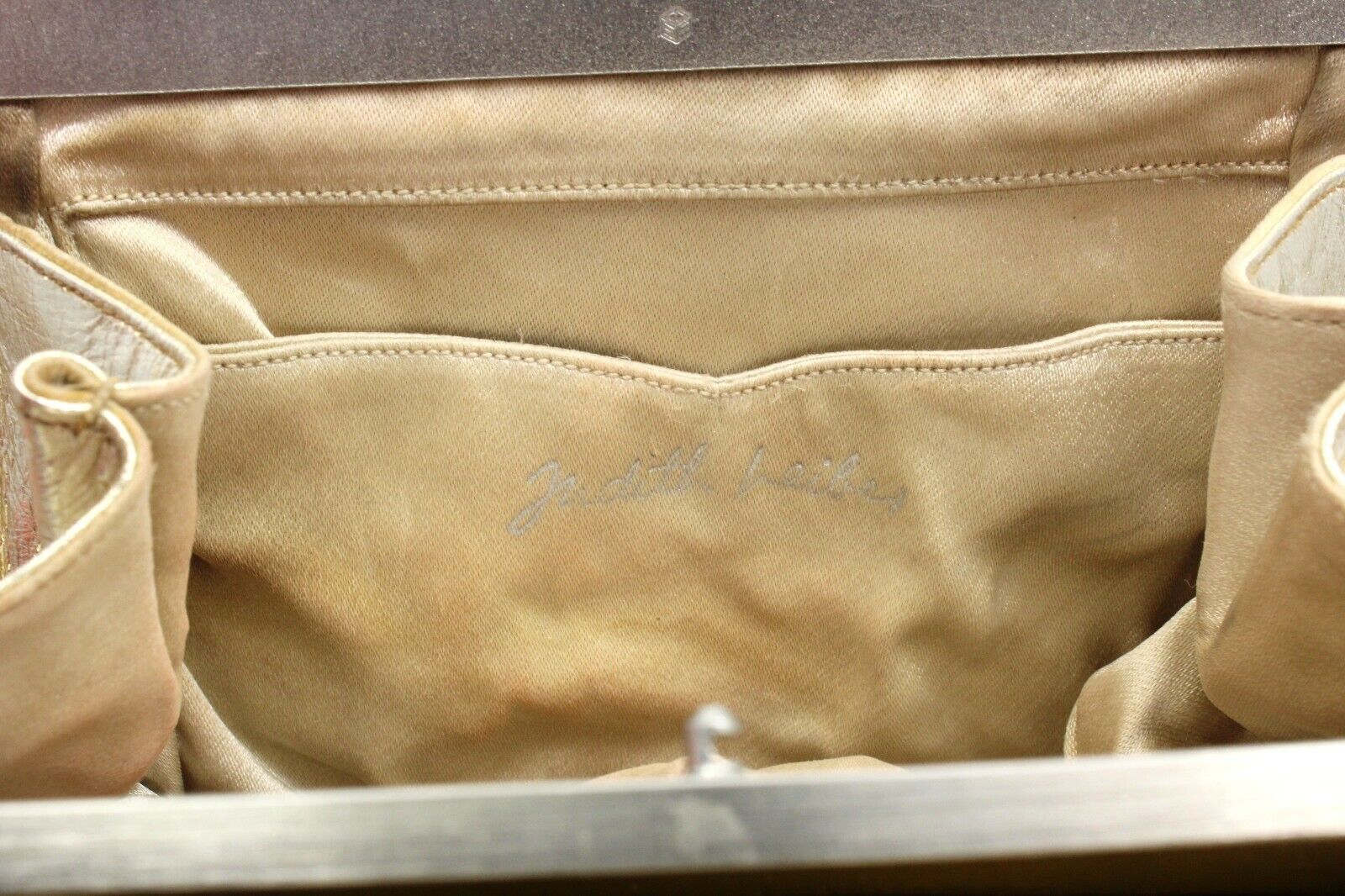 Judith Leiber Swarovski Crystal Swan White Clutch Purse Evening Bag | Fortrove
