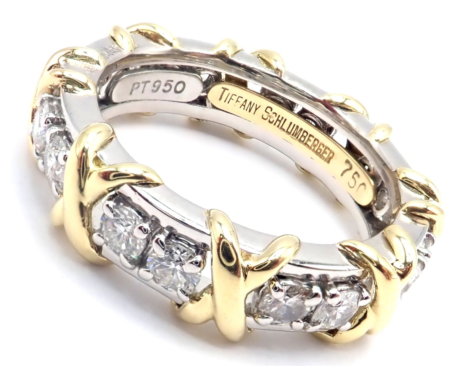 Tiffany schlumberger 16 sales stone ring