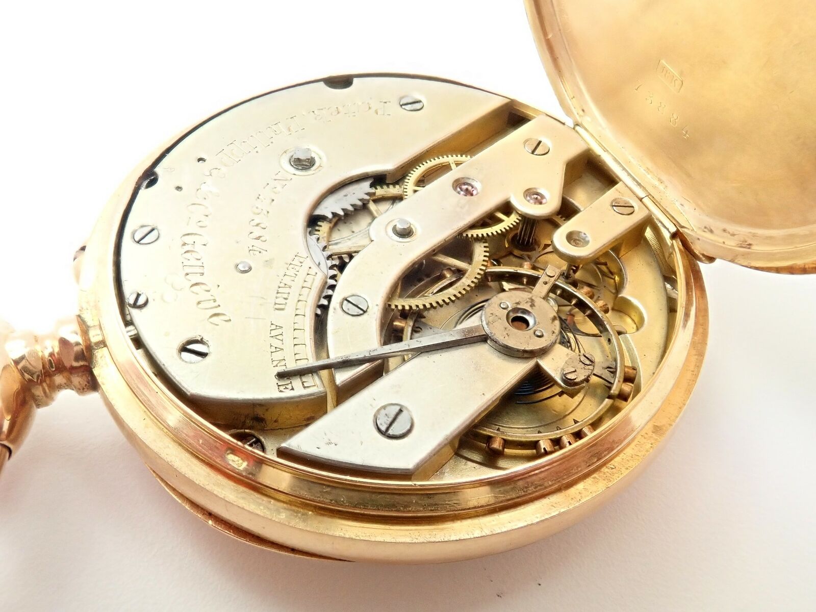 Rare! Patek Philippe 18k Yellow Gold Triple Signed 20s Pocket Watch c. 1890's | Fortrove