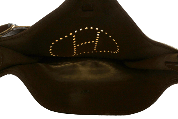 Authentic! Hermes Evelyne Natural Tan Clemence Leather GM Handbag Purse | Fortrove