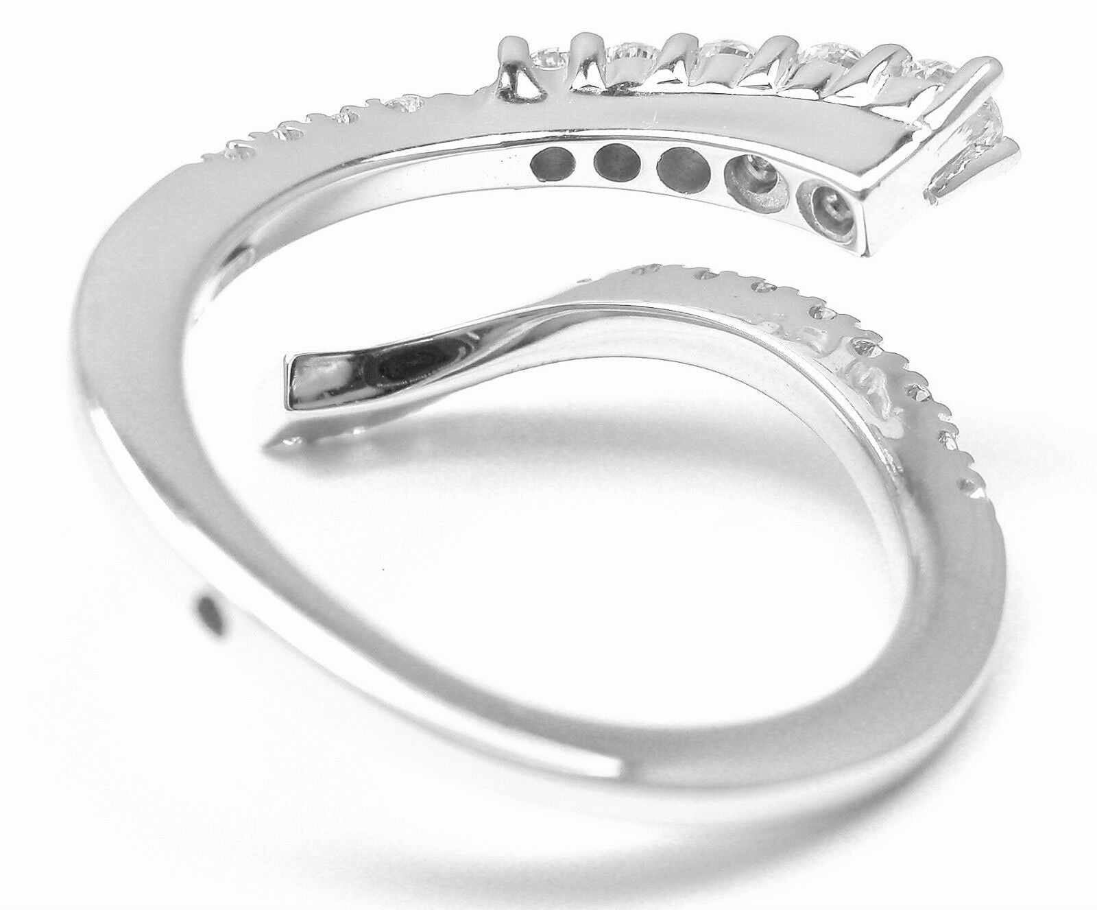 New! Authentic Damiani EDEN 18k White Gold Diamond Band Ring | Fortrove